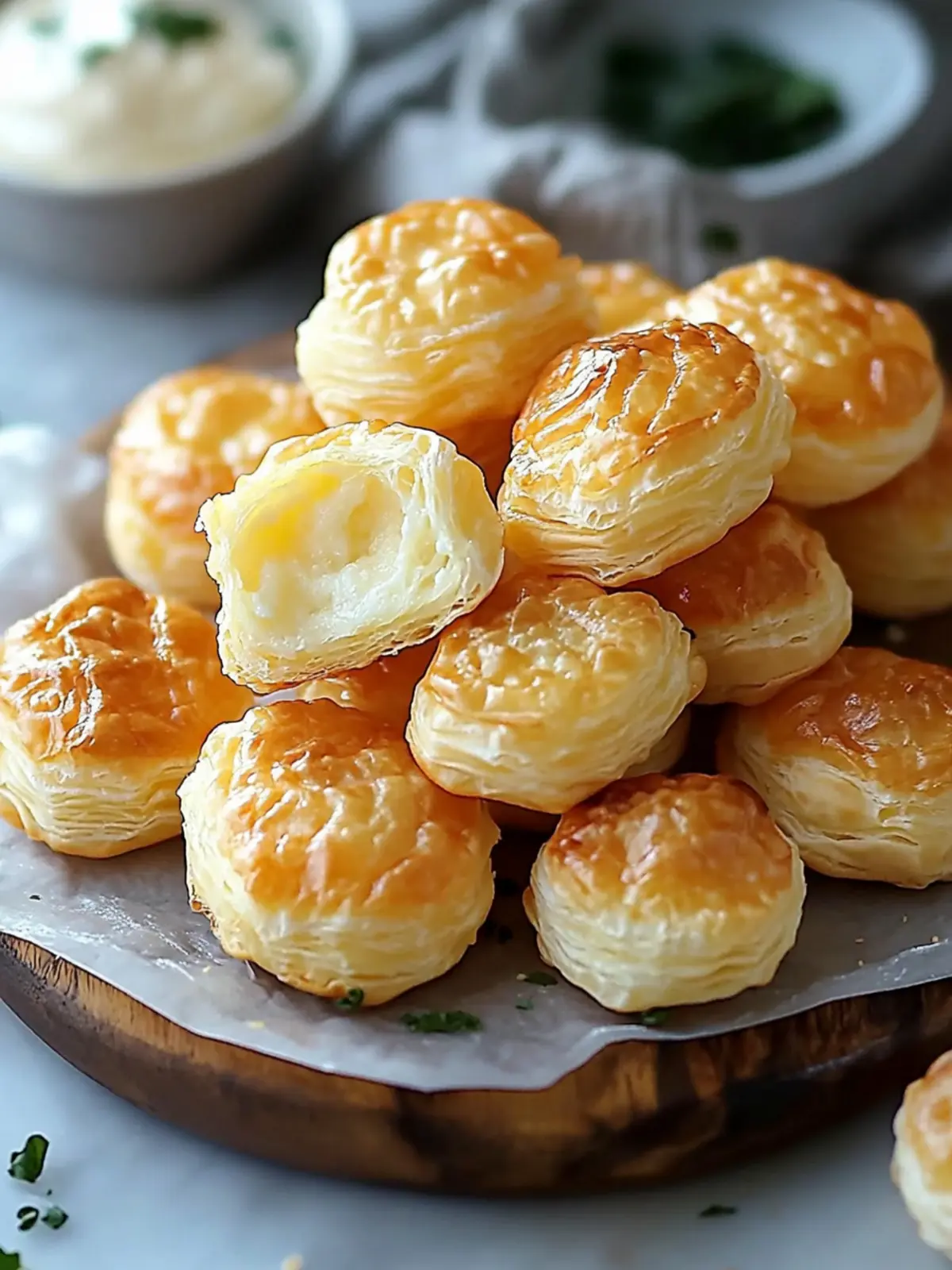 Käse Puff Snacks