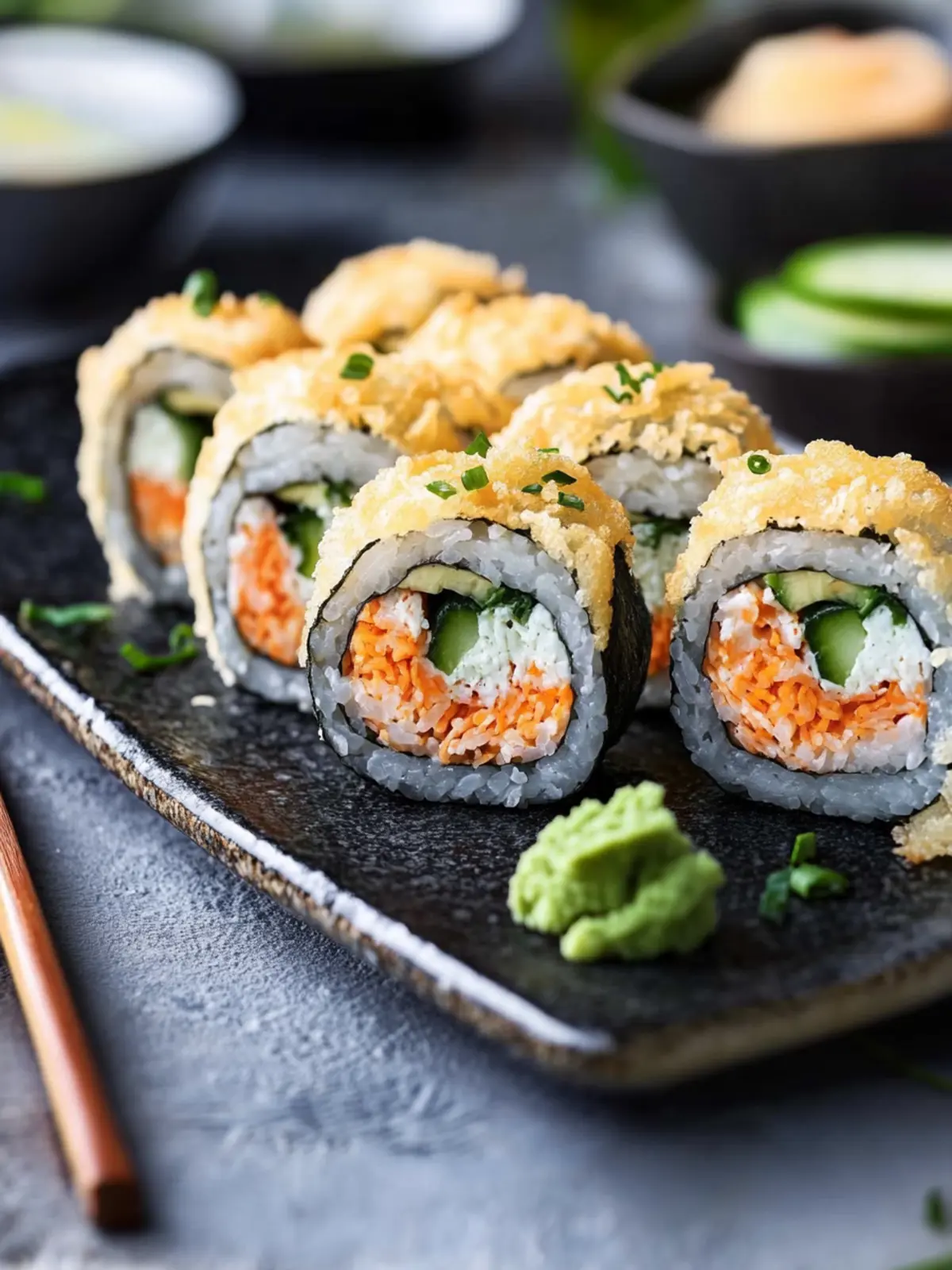 Tempura-Sushi | Rezept für die frittierten Rollen