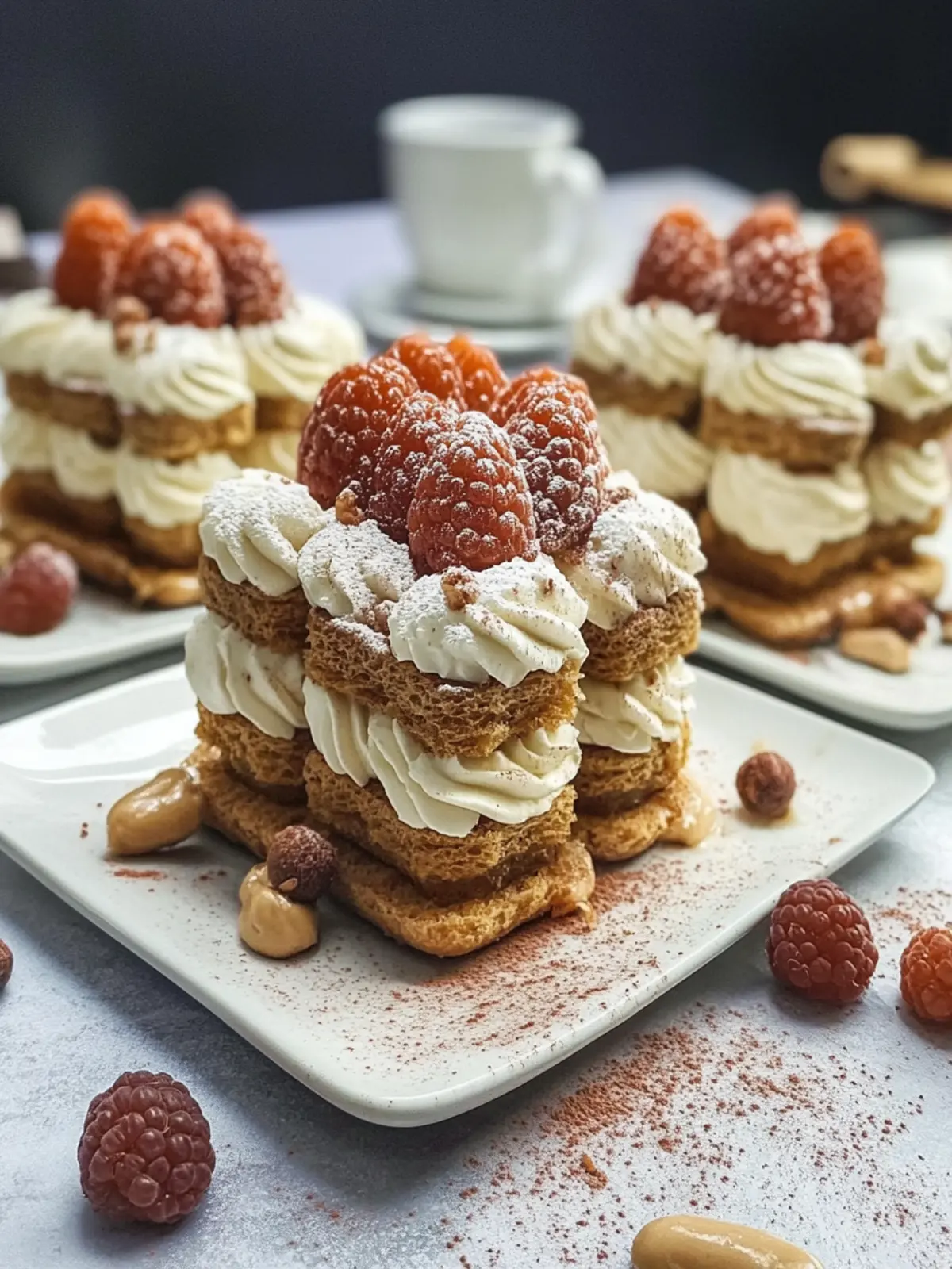 Bratapfel-Tiramisu mit Spekulatius