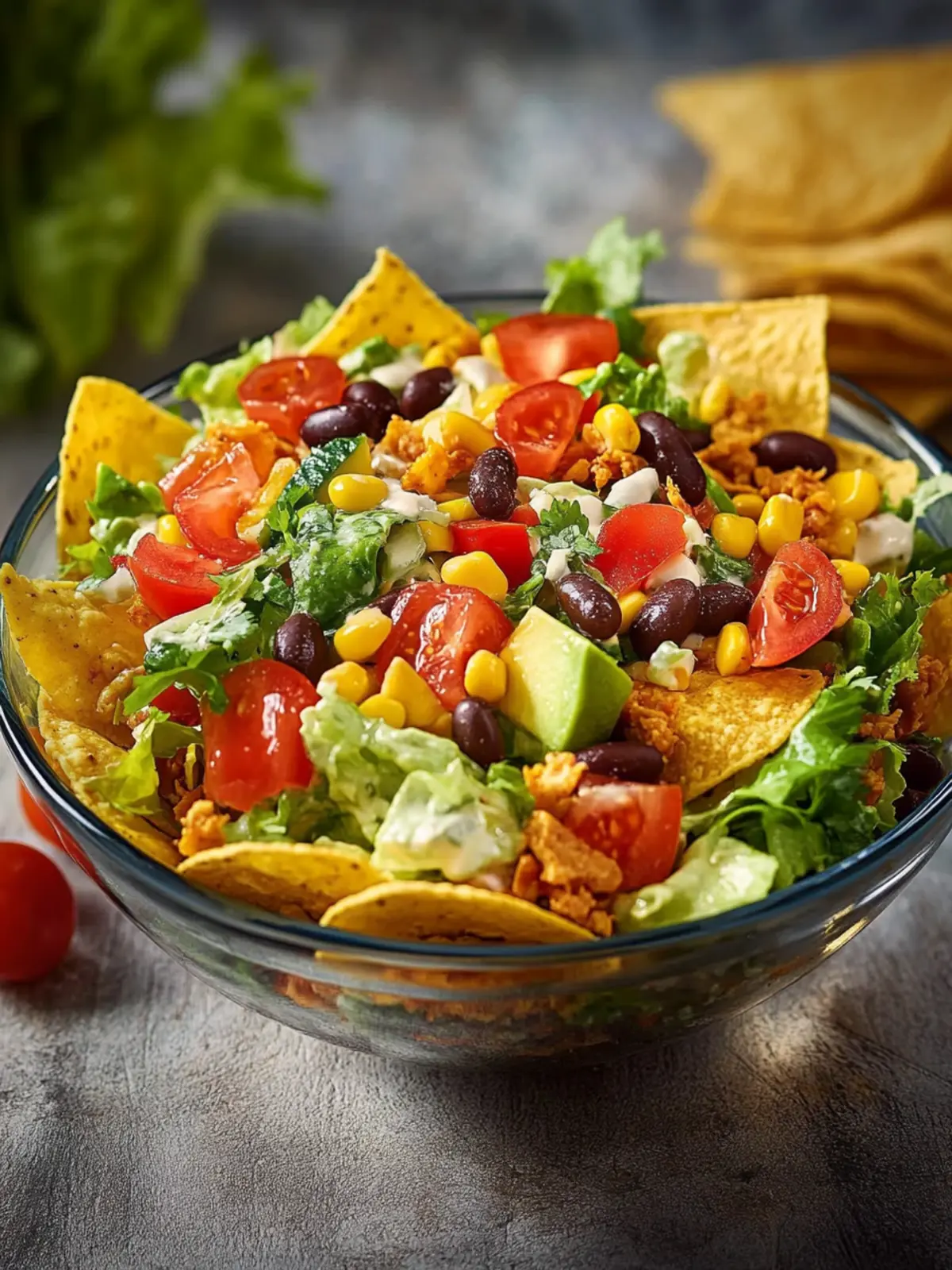 Taco-Salat – Mexikanischer Schichtsalat