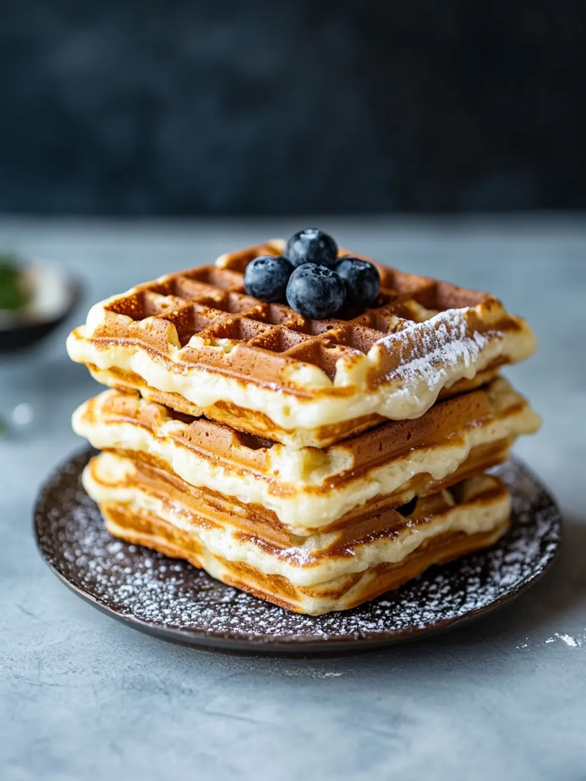 Belgische Waffeln Knoppers Stil
