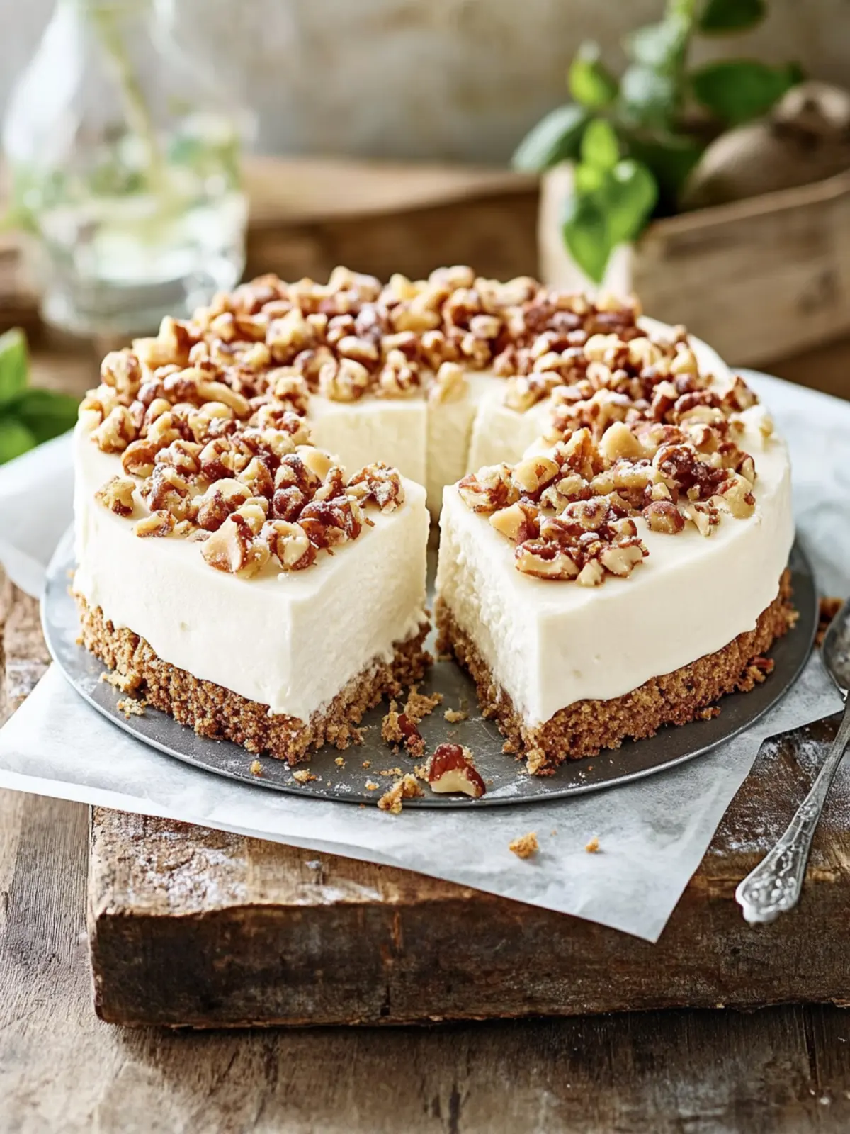 Walnuss-Frischkäse-Schnitten: der perfekte Kuchen für jeden Anlass