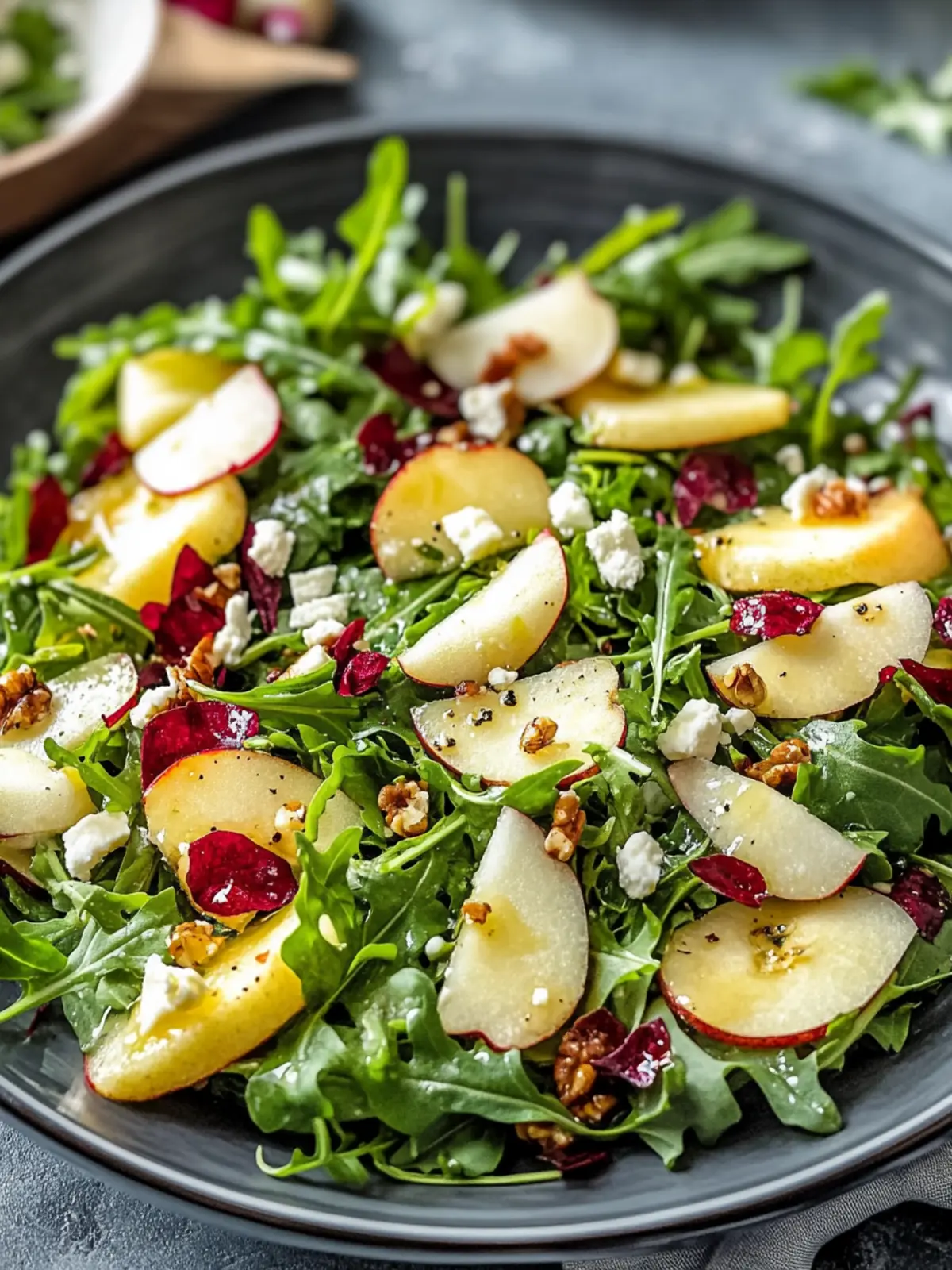 Apple arugula salad for fresh enjoyment moments
