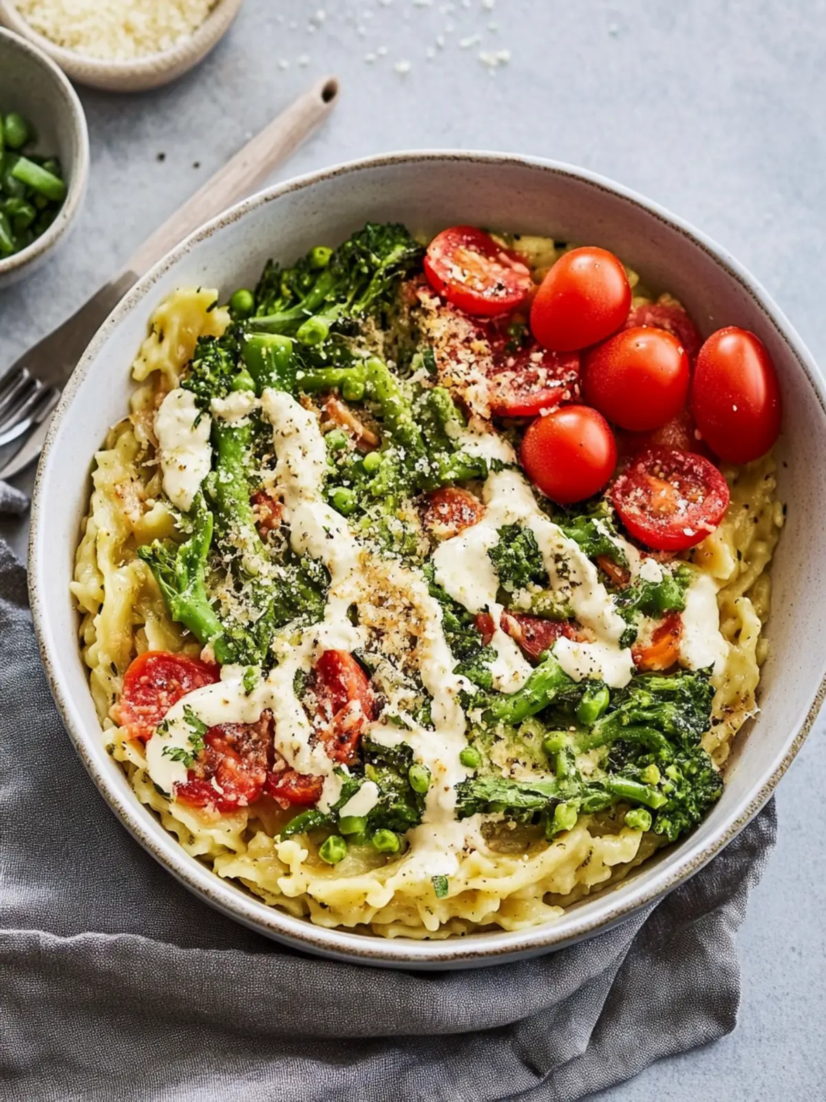 Vegetarischer Spätzleauflauf