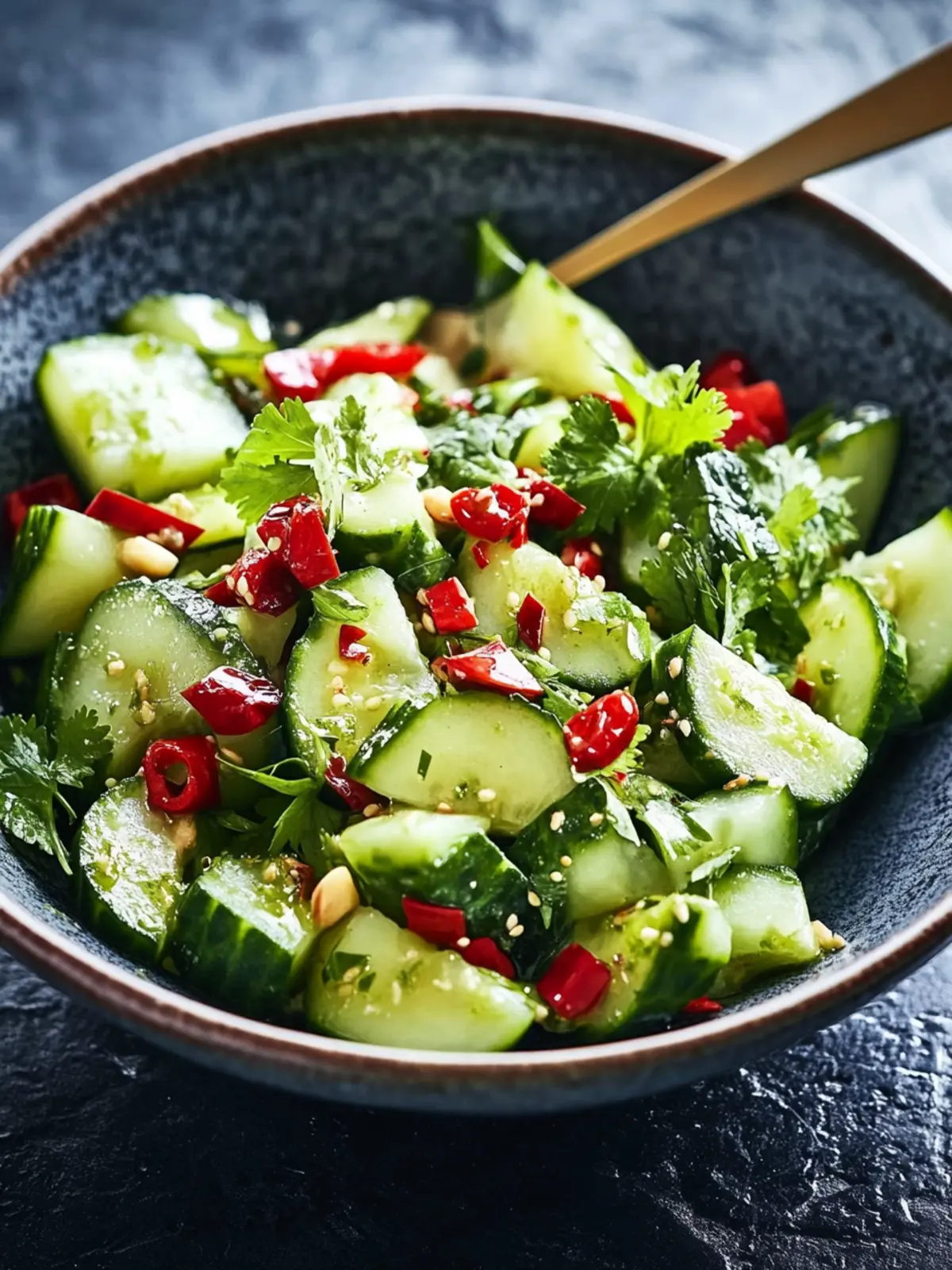 Asiatischer Gurkensalat