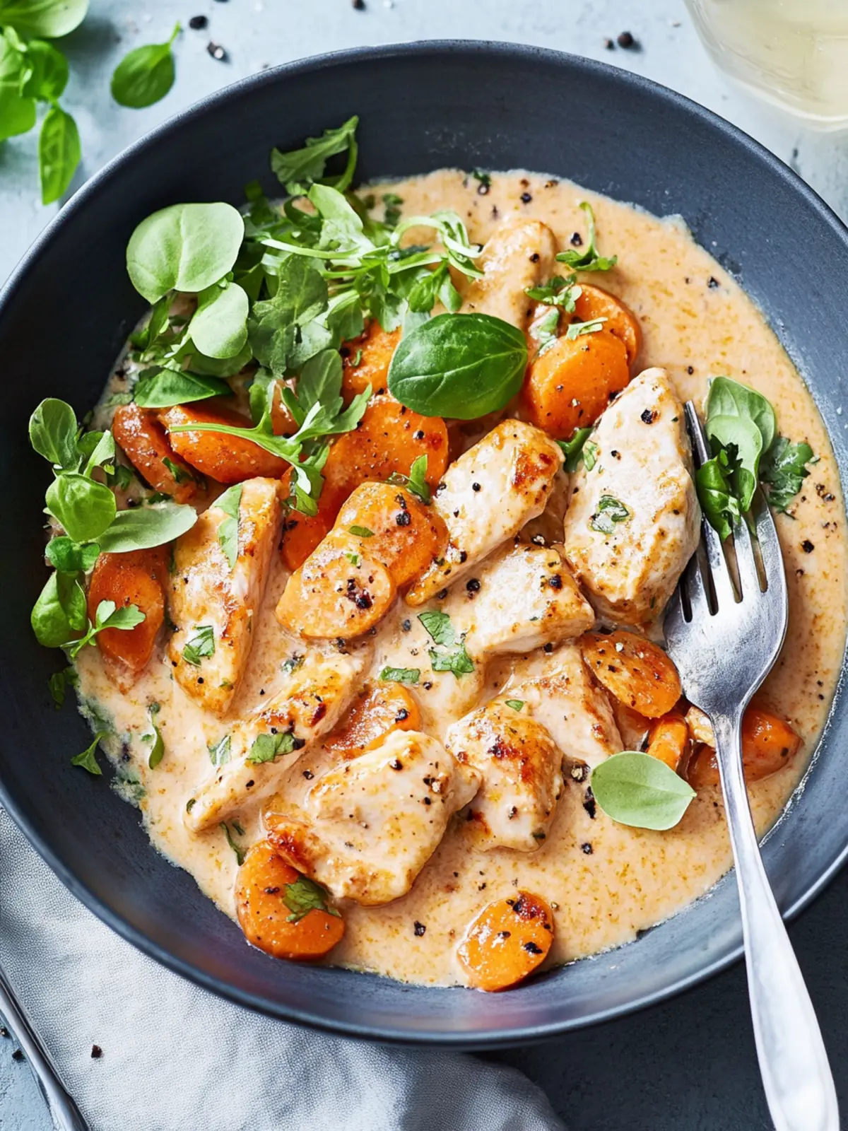 Vegetarisches Heirate Mich Hähnchen mit Quorn Filets