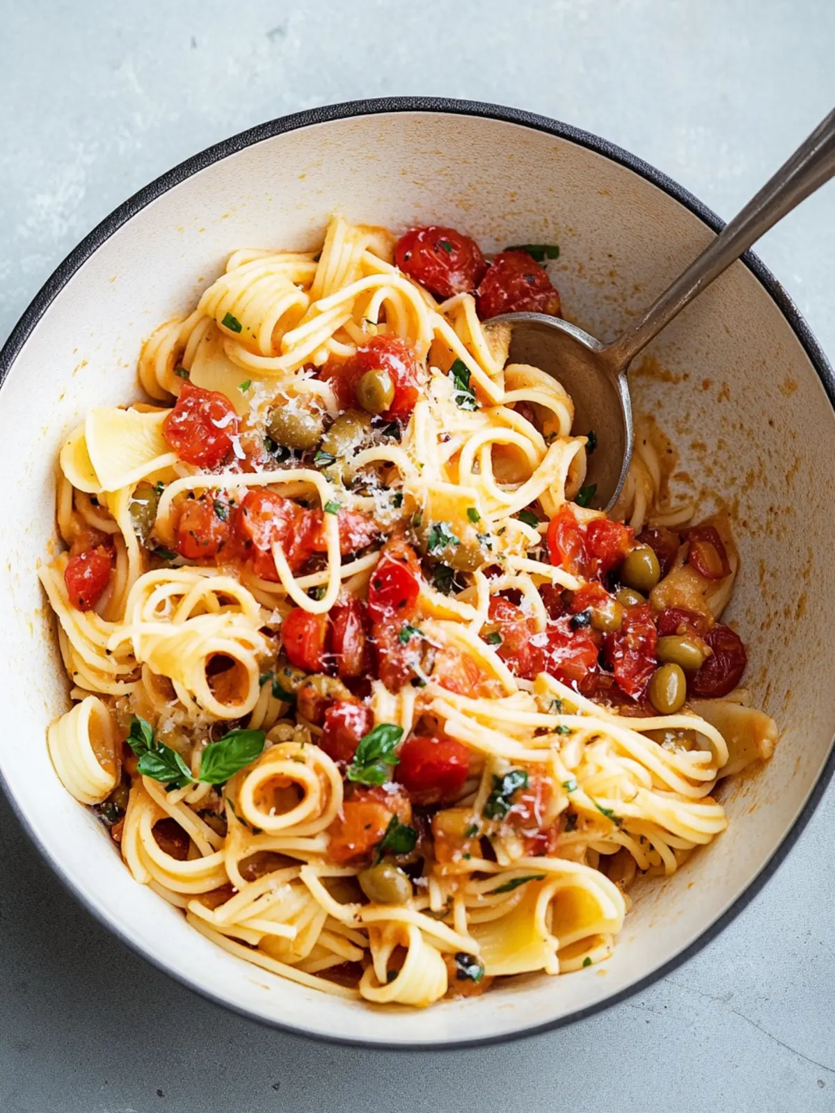 17-Minuten-Pasta mit Linsen-Oliven-Sugo