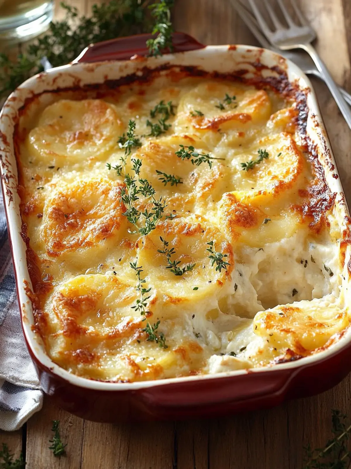 Cremiges Kartoffelgratin vom Feinsten