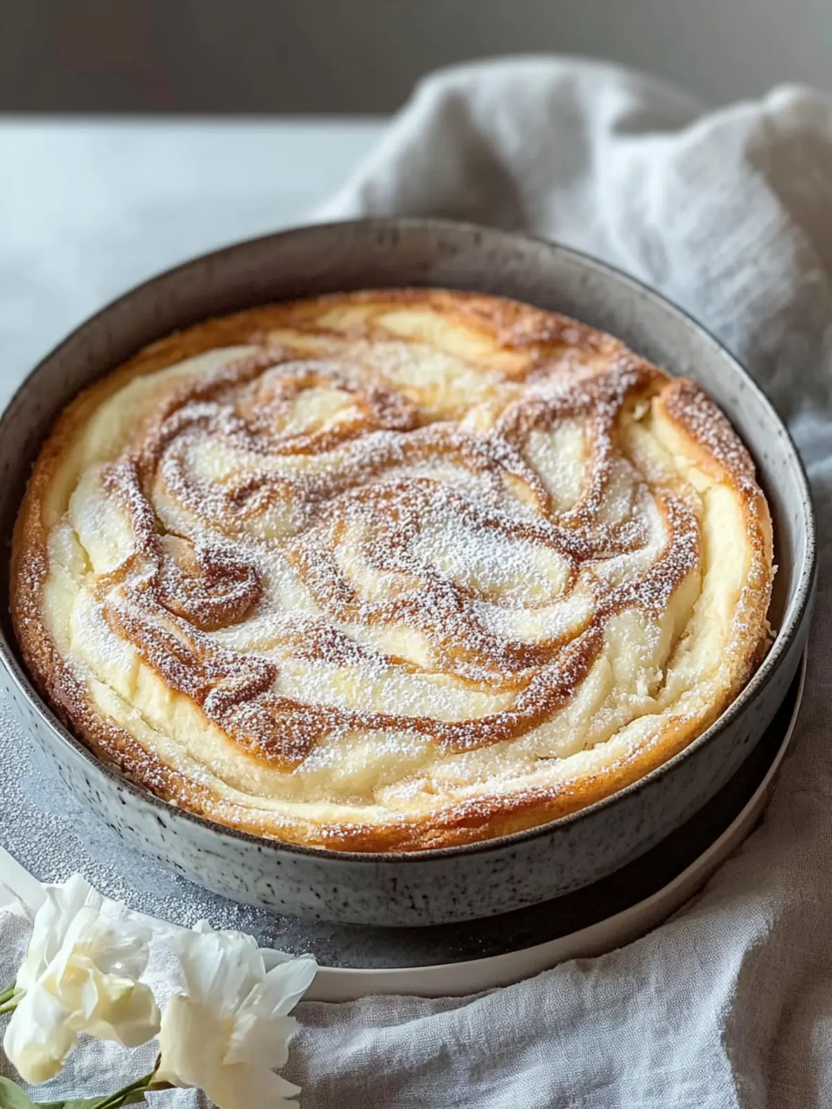 Zimtschnecken-Käsekuchen