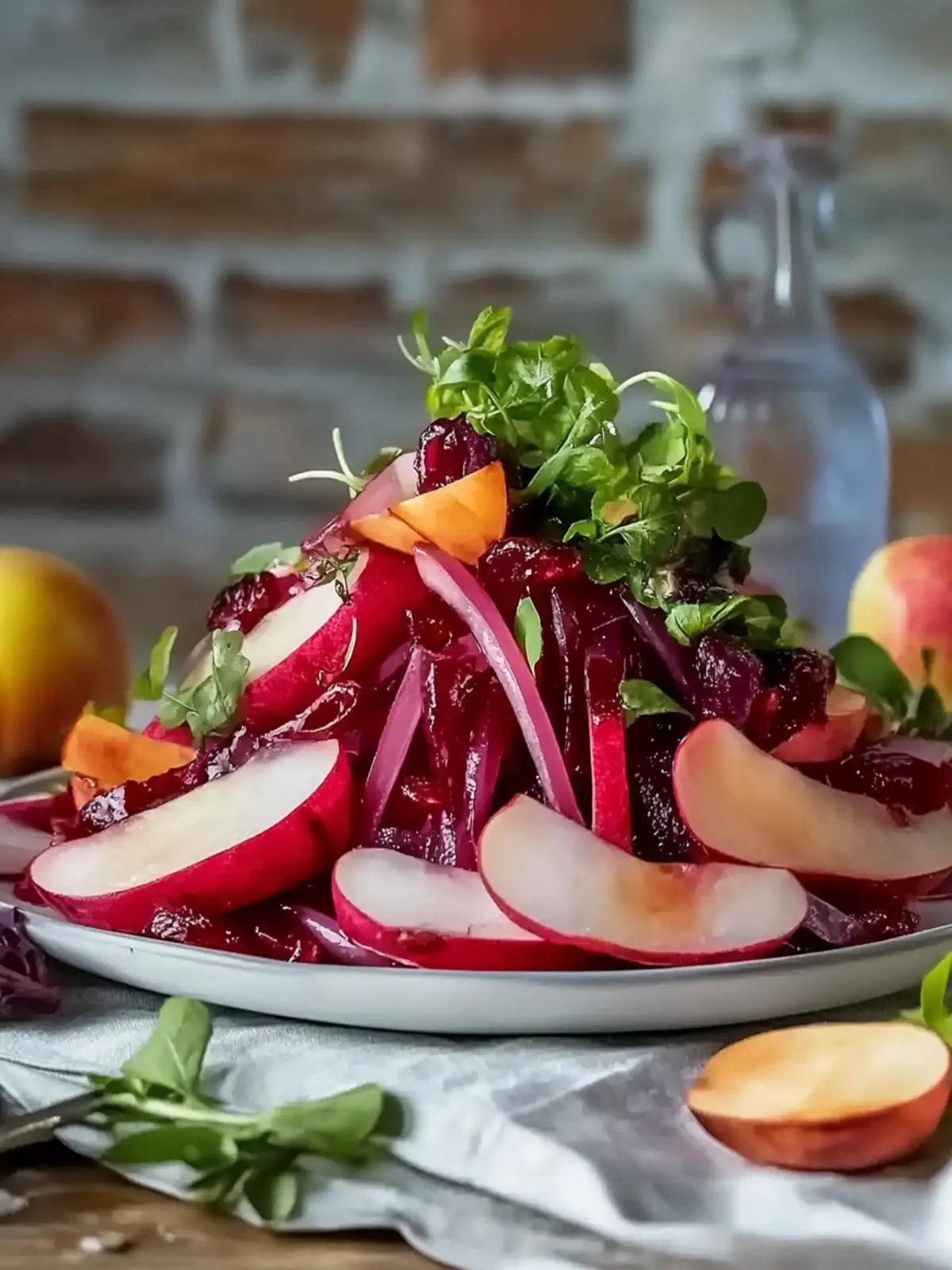 Beetroot Apple Salad: A refreshing delight with crunch