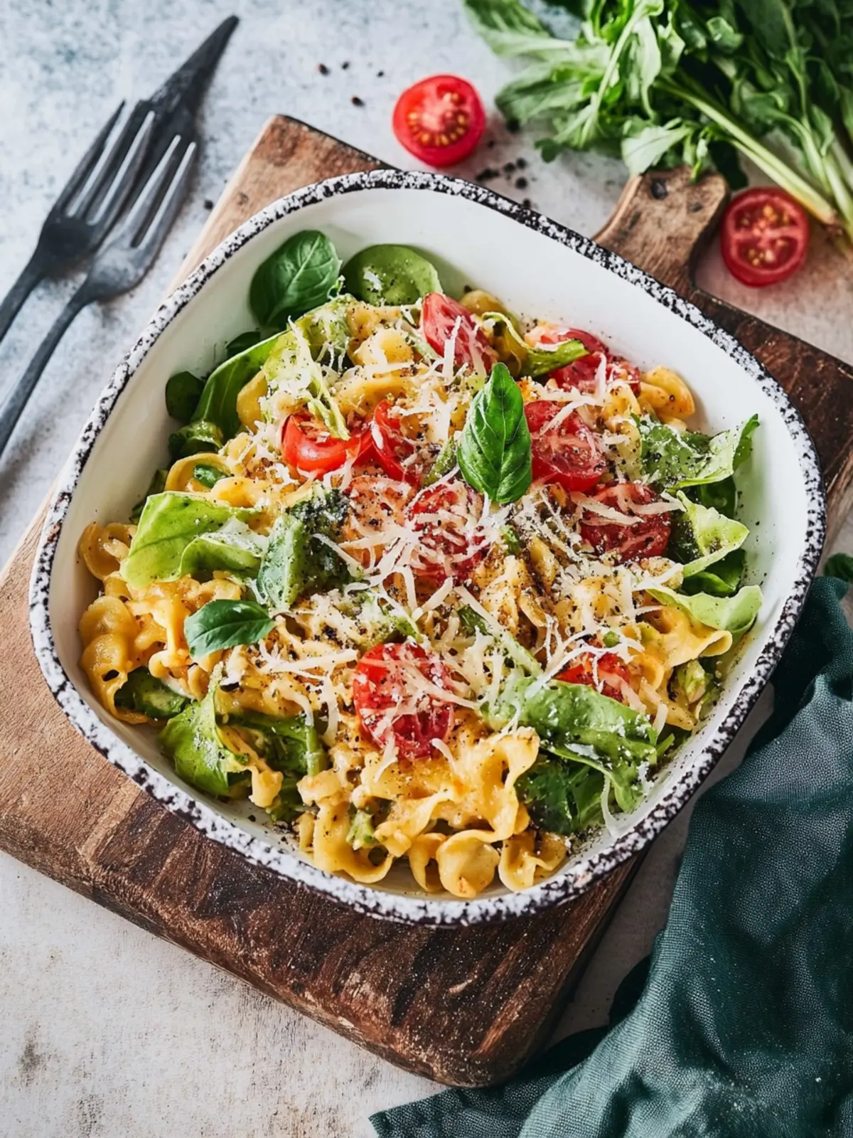 Vegetarischer Spätzleauflauf