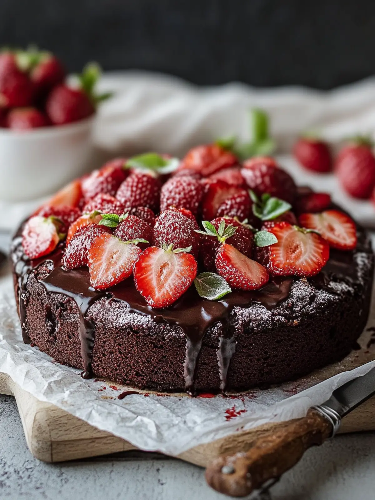 Kastenkuchen mit Erdbeeren und Schokolade: Lieblingskuchen