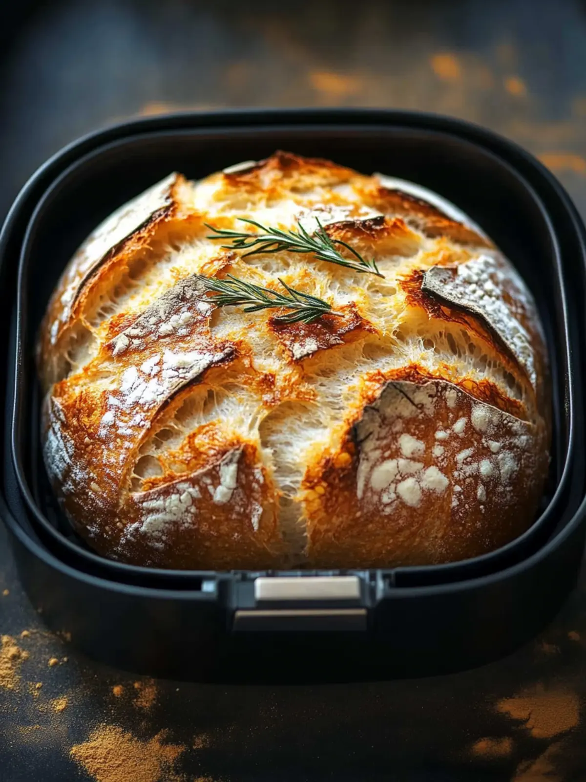 No waiting anymore: This is how you bake fresh bread in the air fryer - without rising