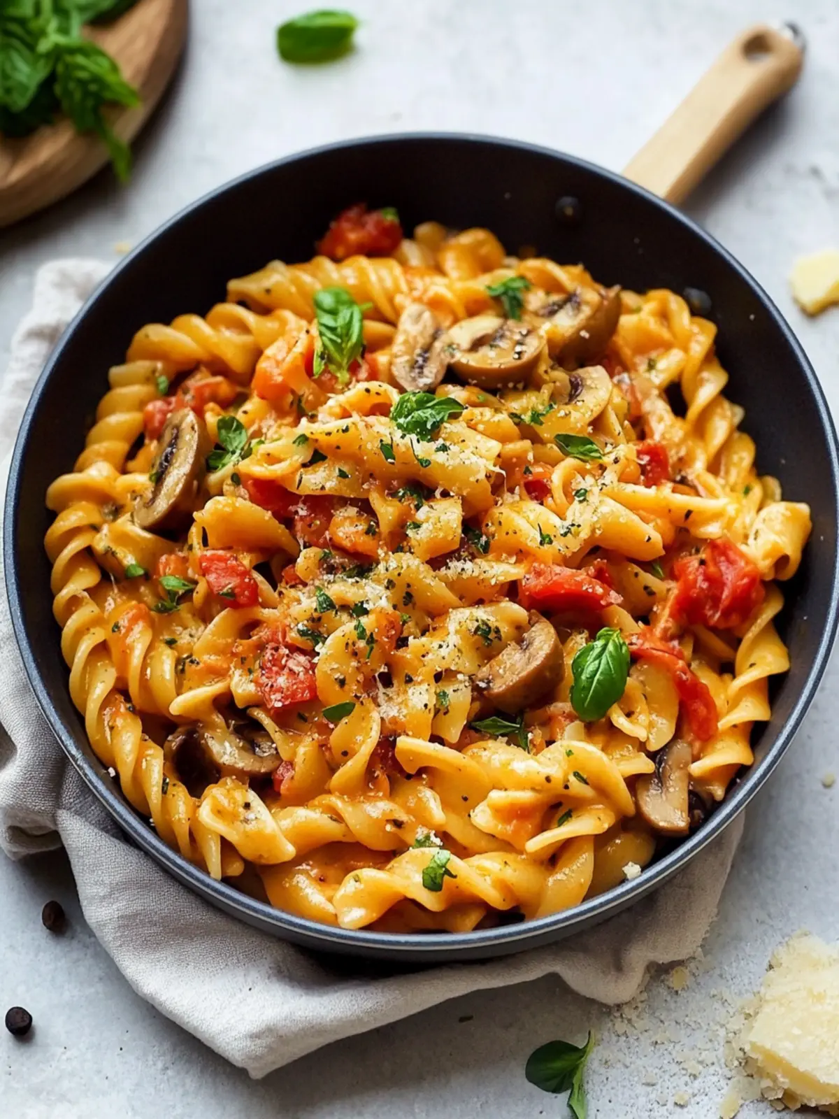 Ein-Topf-Pasta Rezept (vegan)