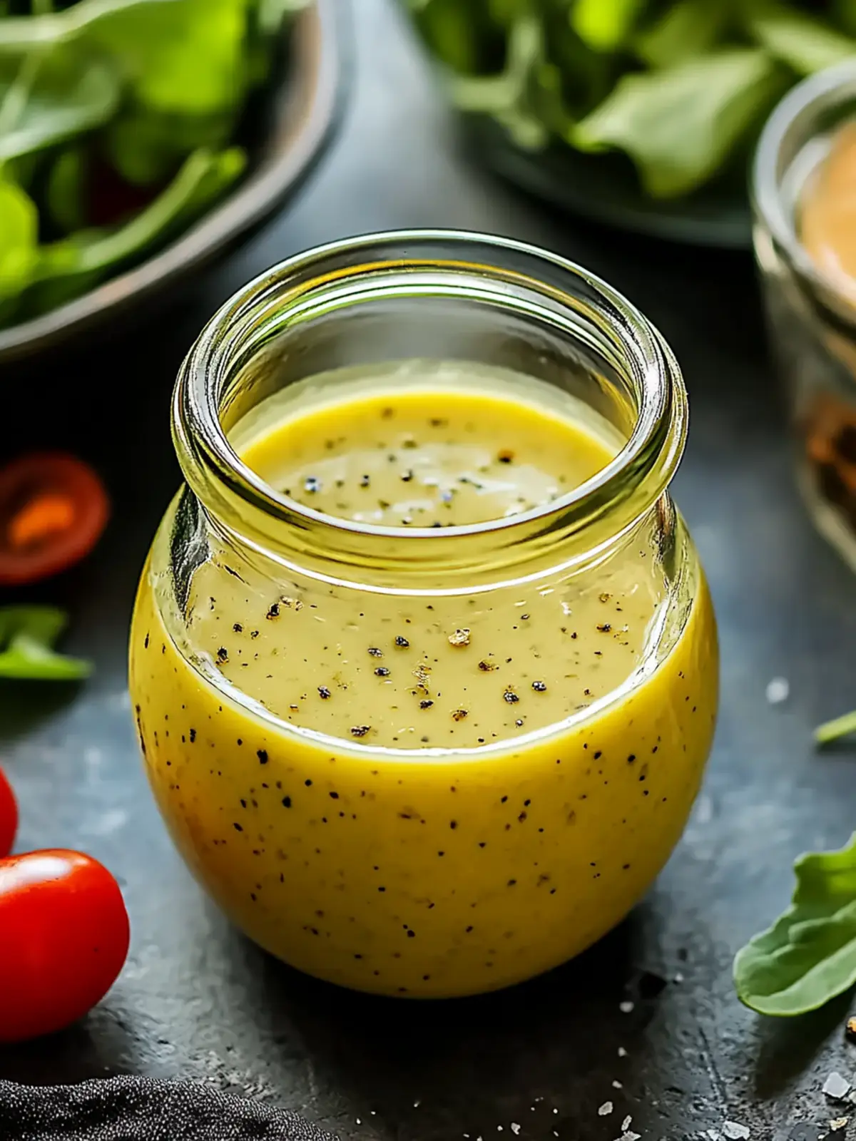 Delicious salad dressing for all leaf salads - simple and tasty