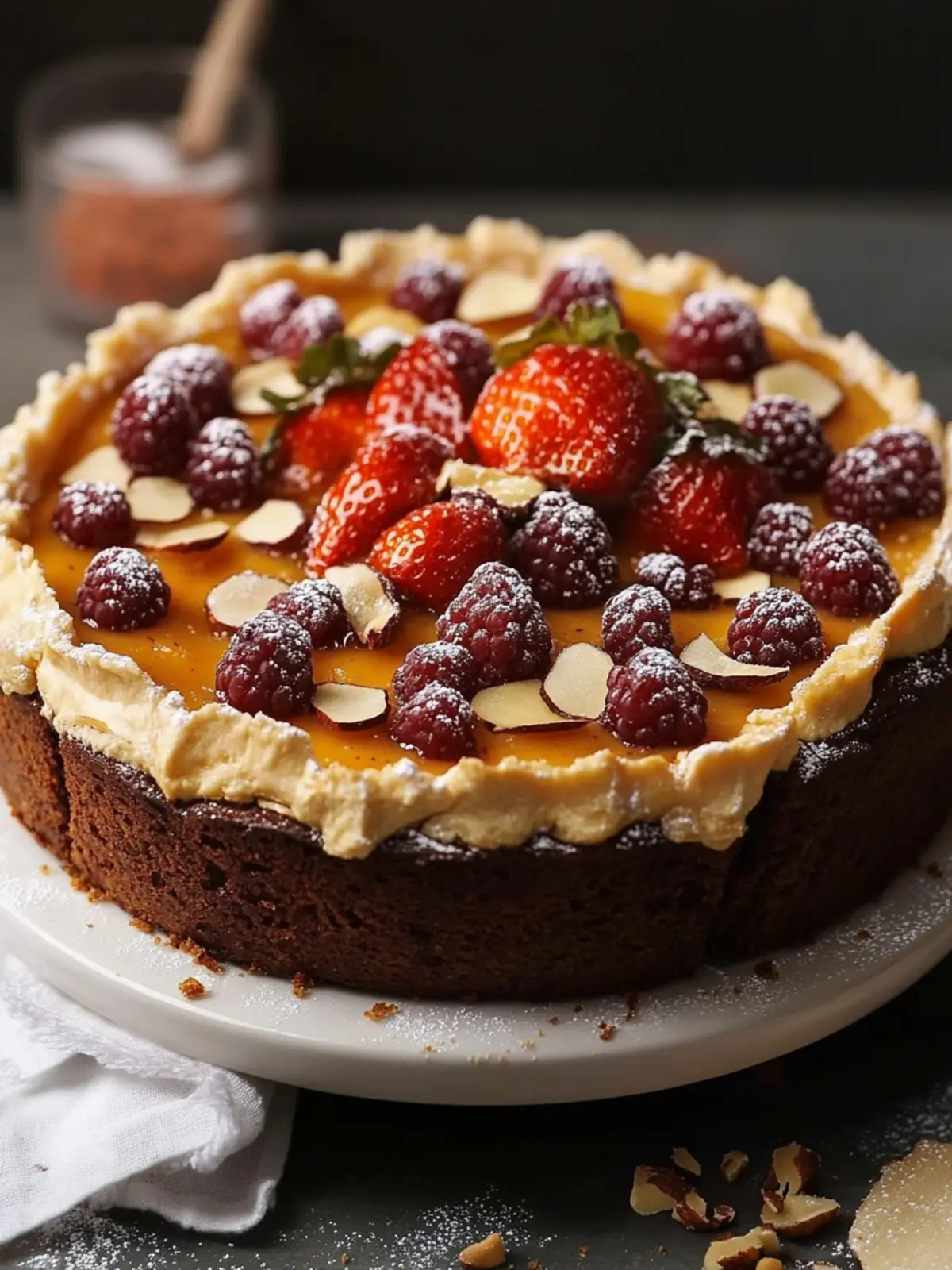 Erdnussbutter Keksteig Kuchen