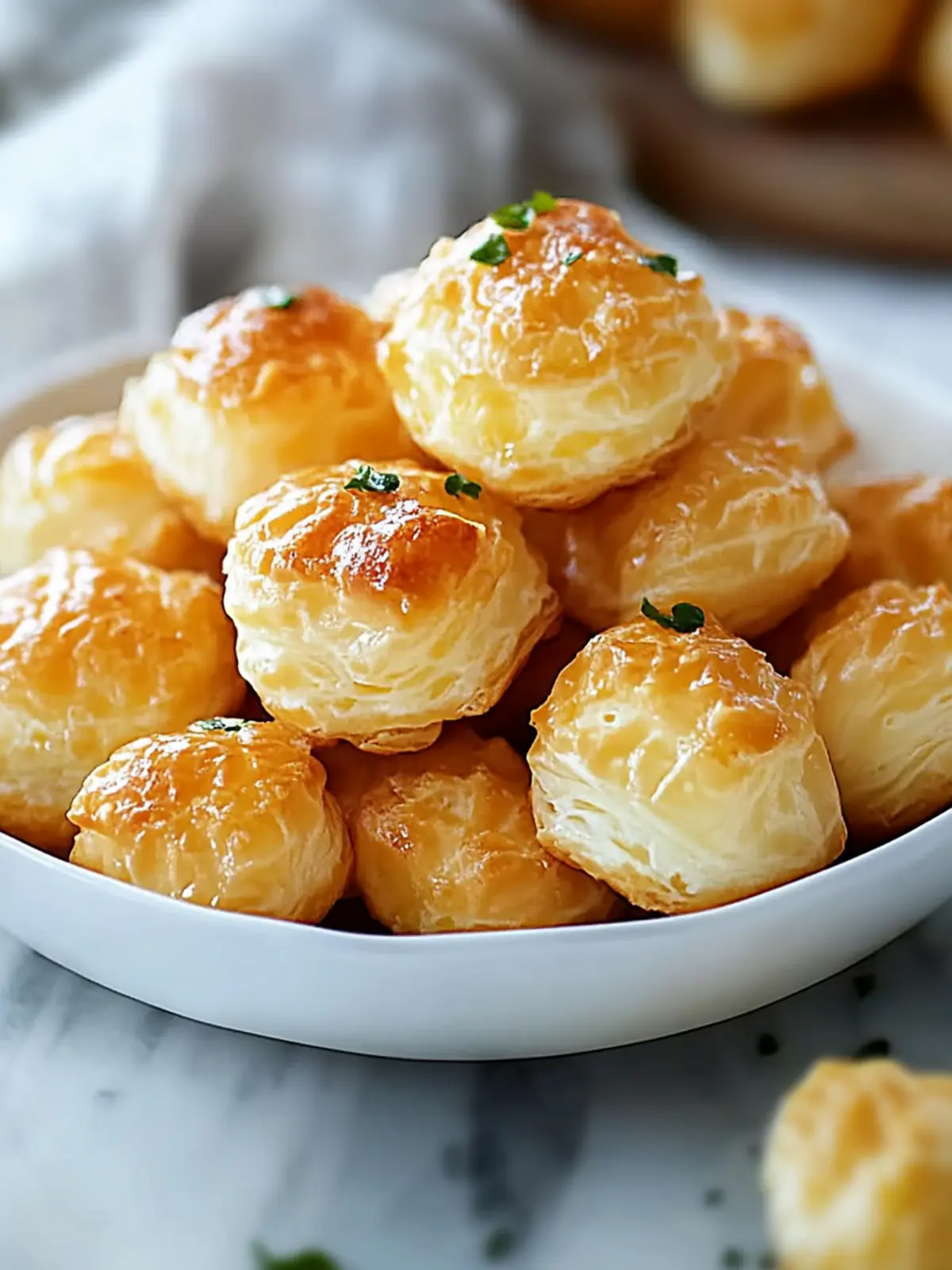 Käse Puff Snacks