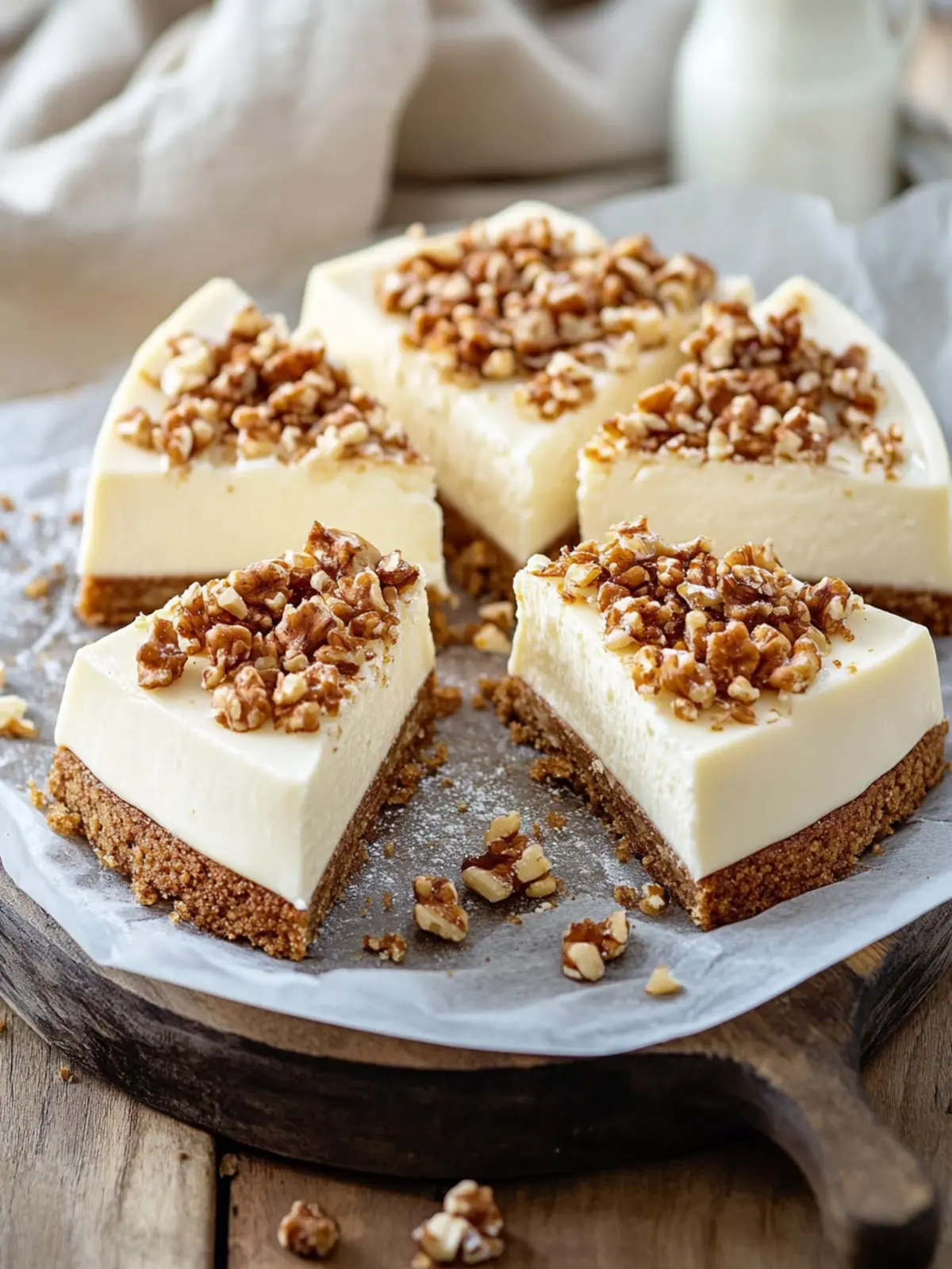 Walnuss-Frischkäse-Schnitten: der perfekte Kuchen für jeden Anlass