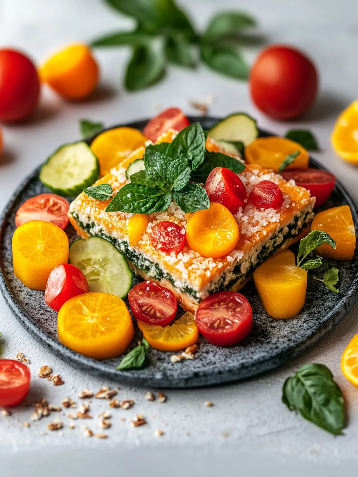 So kunterbunt kann ein Auflauf sein