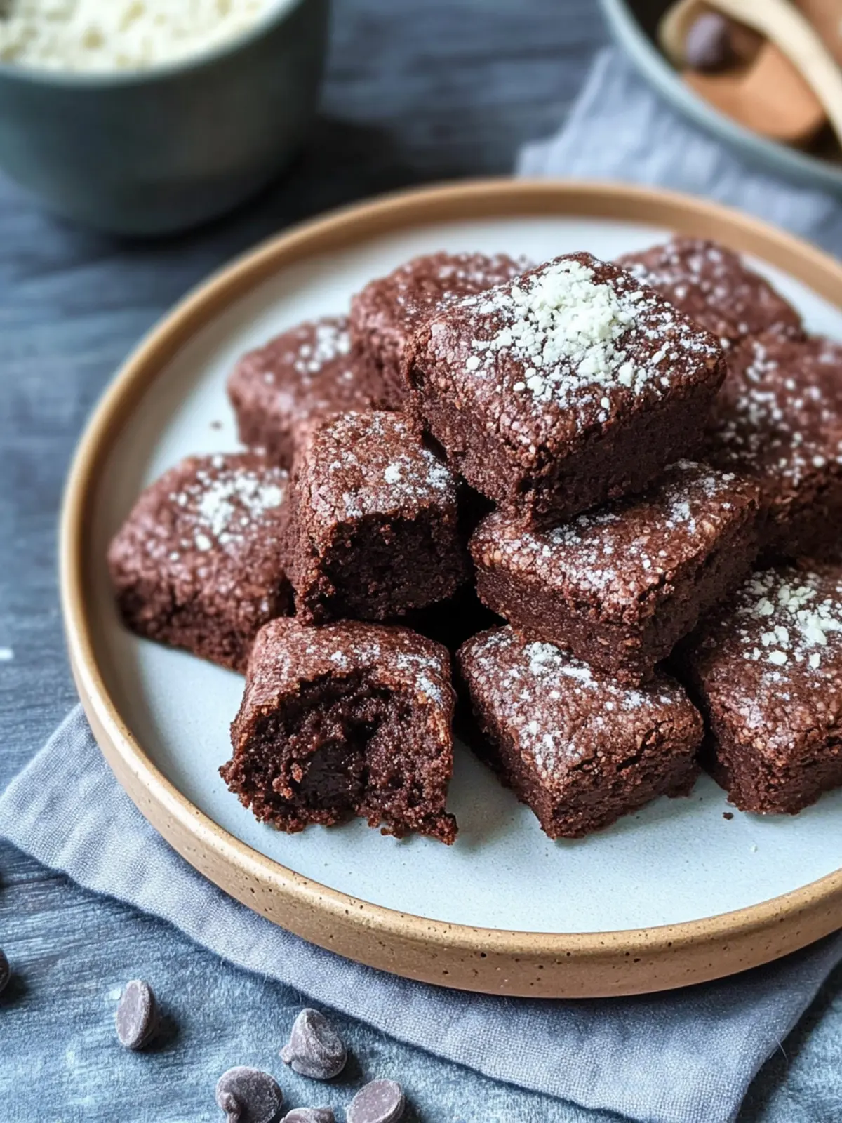 Hüttenkäse-Brownie-Bällchen: cremiges Dessert ohne Mühe und Backen