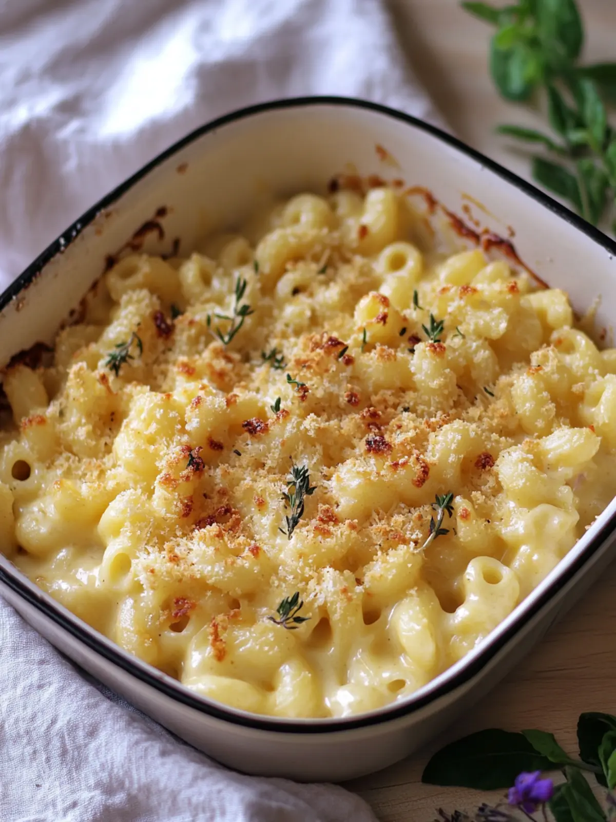 Mac and Cheese mit Blumenkohl