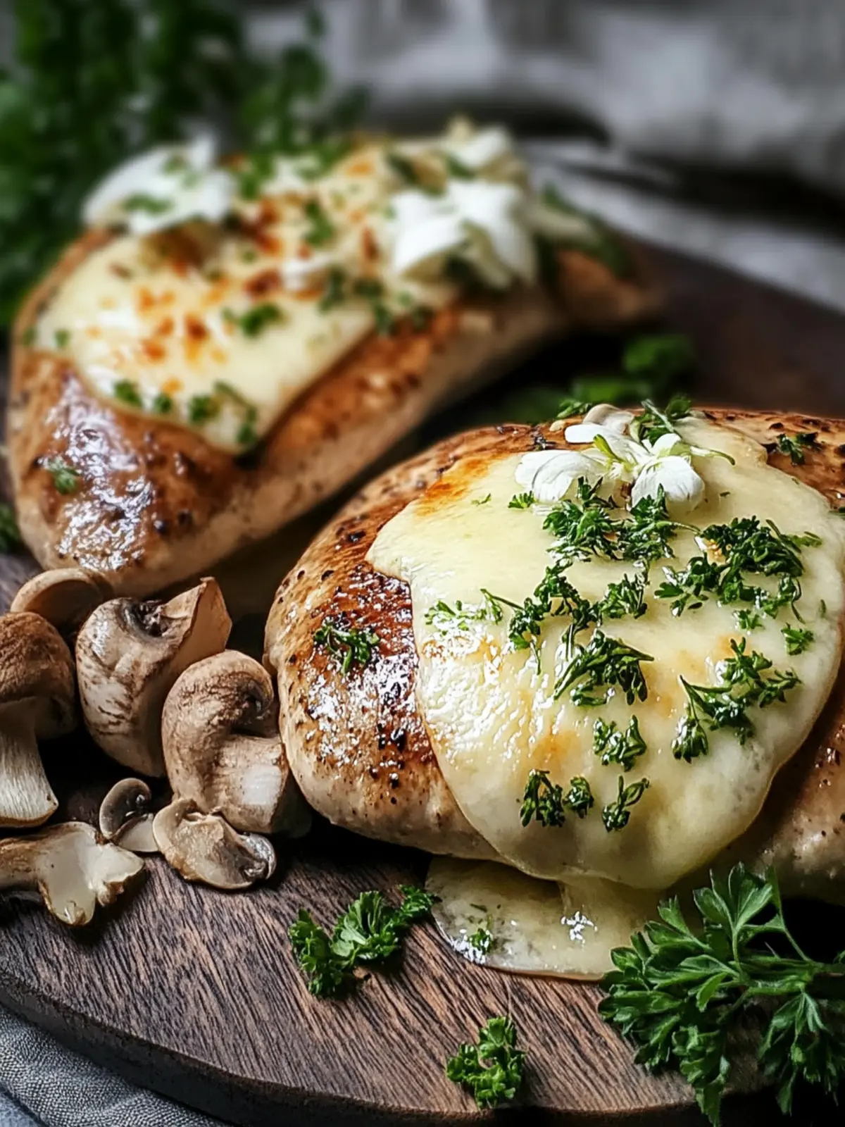 Hähnchen mit Pilzfüllung