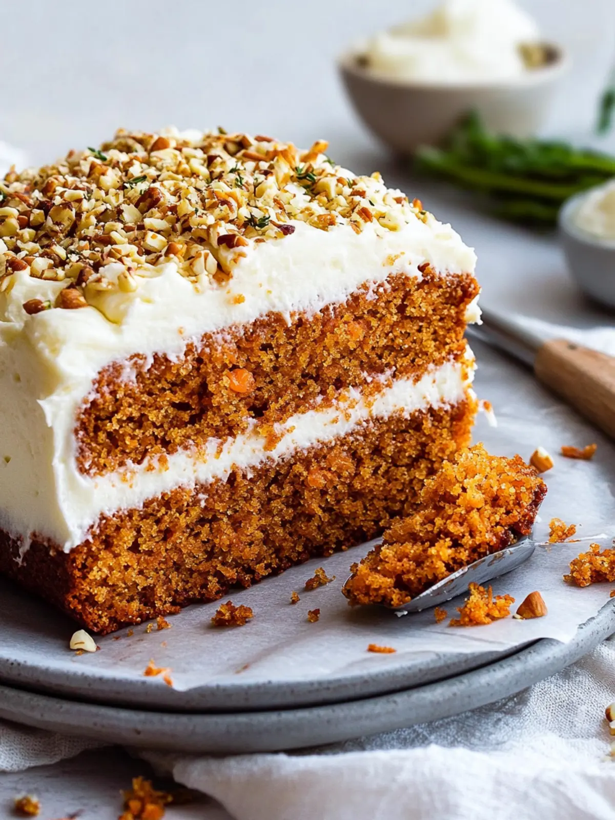 Carrot cake without flour: A low-carb wonder without gluten for sweet tooths