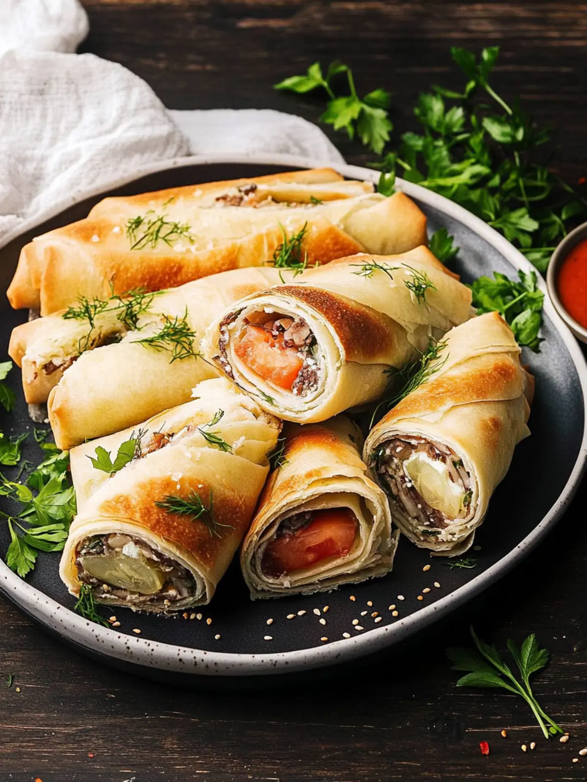 Frühlingsrollen aus dem Airfryer