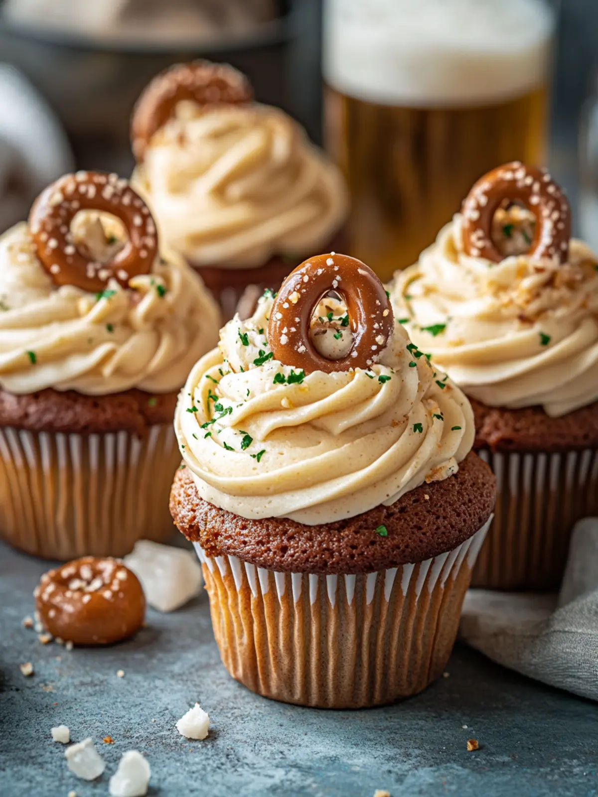 These hearty cupcakes bring you directly to the festival