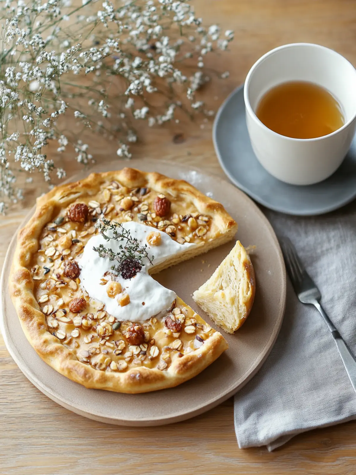 Goldbraune Frühstücksfladen: Knuspriger Genuss in nur zehn Minuten