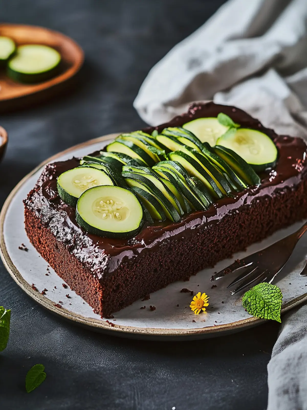 Veganer Zucchini-Schokokuchen