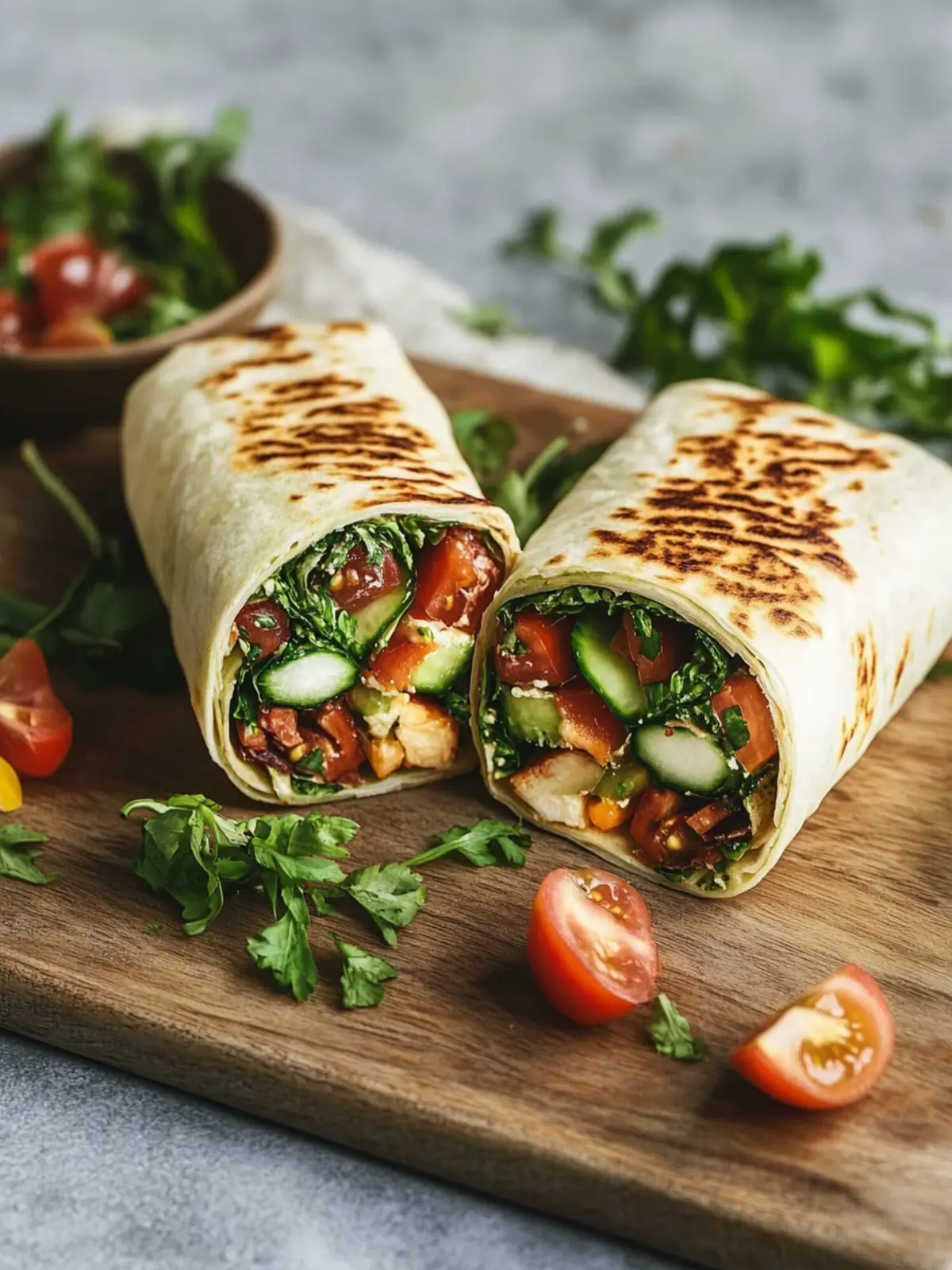 Hüttenkäse Wrap