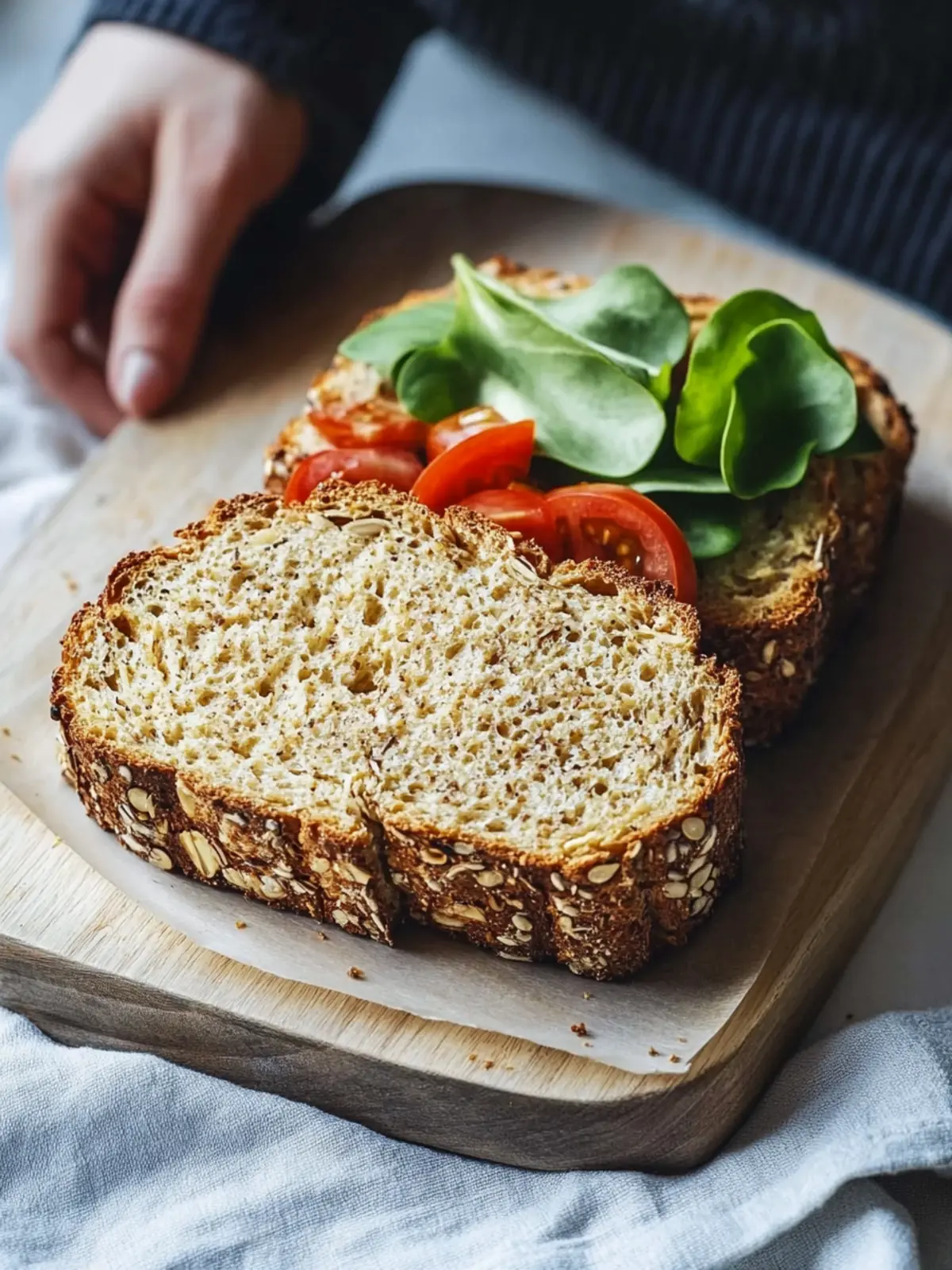 Fitnessbrot in der Heißluftfritteuse