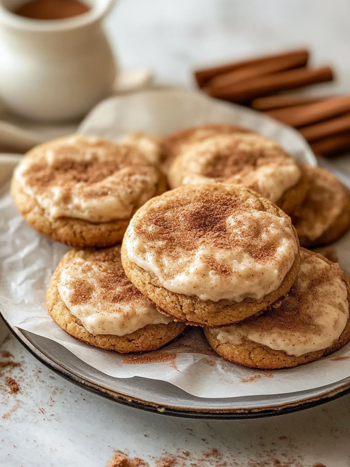 These cinnamon cheesecake cookies are our new favorite recipe