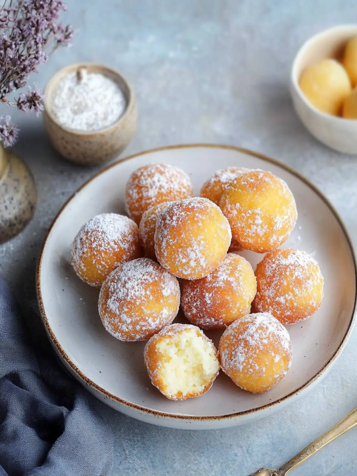 Fluffige Quarkbällchen aus dem Airfryer: süß wie vom Bäcker, nur ohne Aufwand
