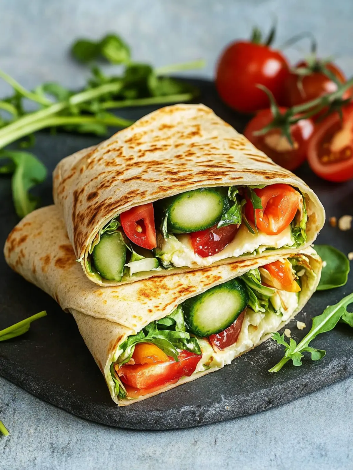 Hüttenkäse Wrap