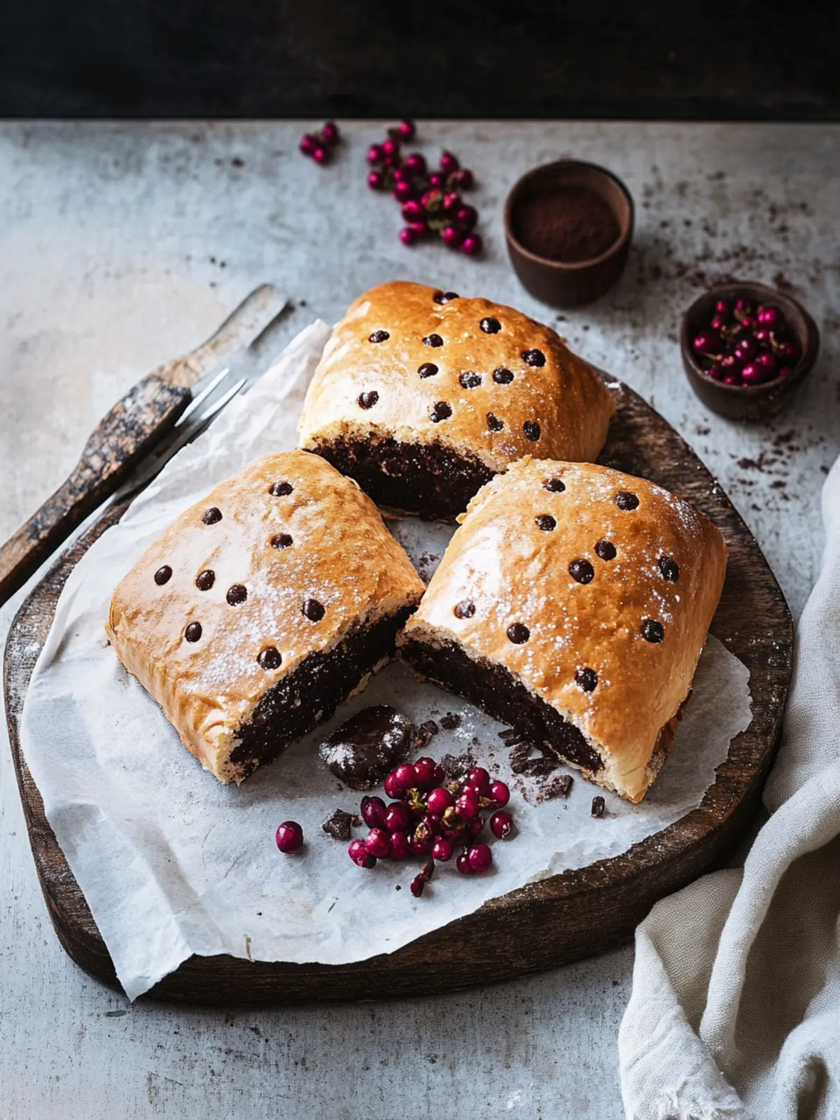 Luftige Schokobrötchen