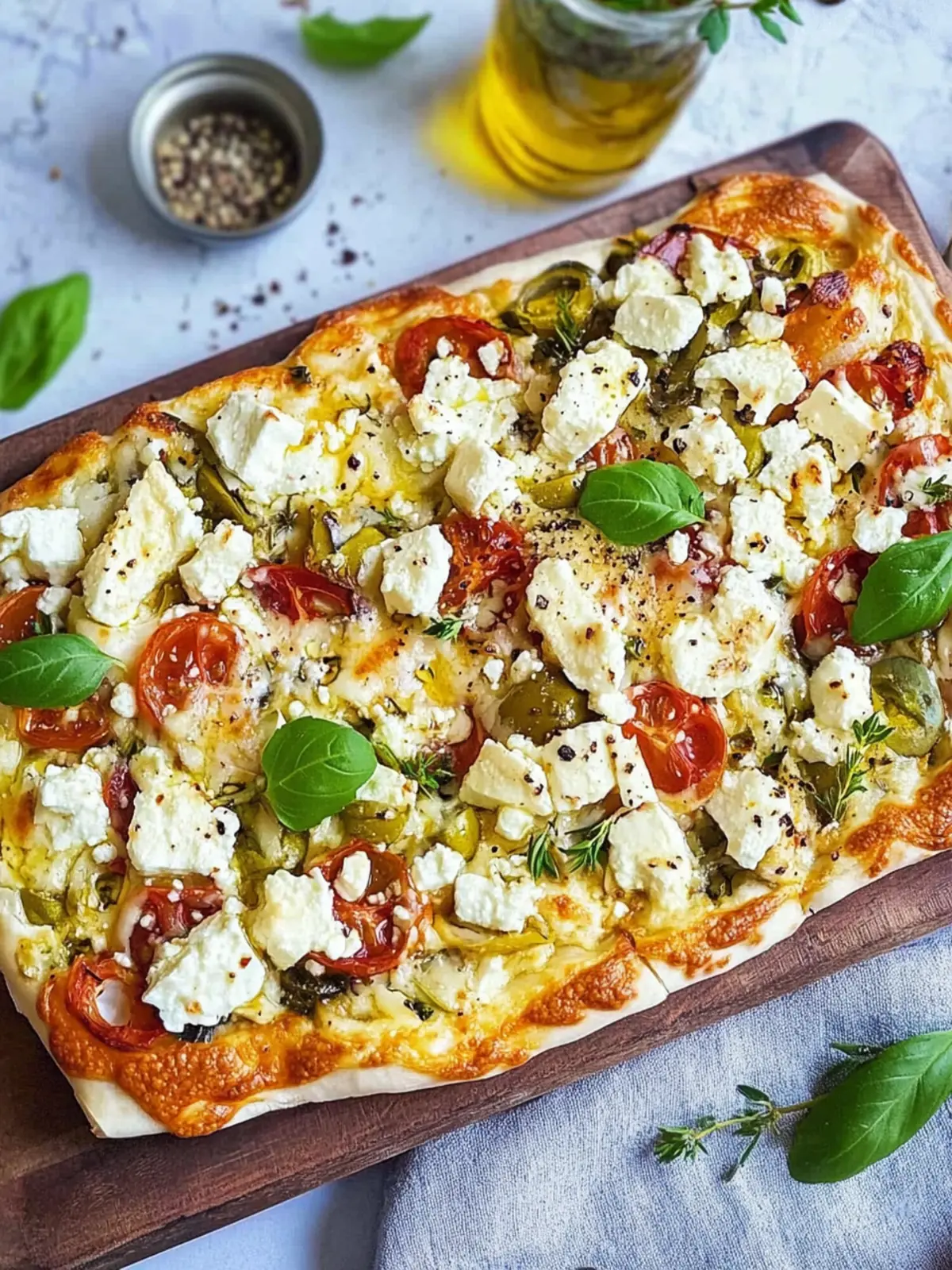 Kritharaki Auflauf mit Feta