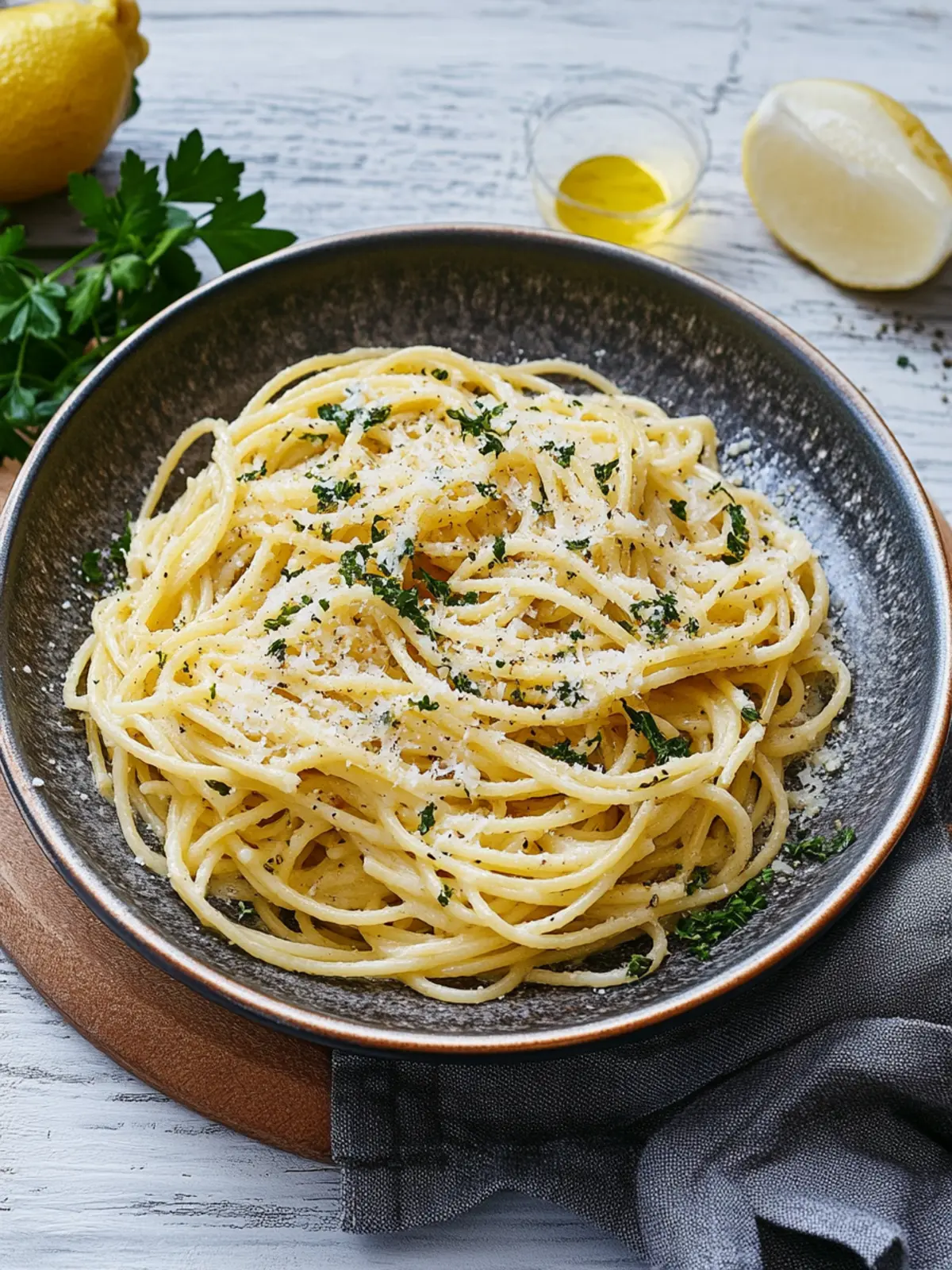 Knoblauch Spaghetti