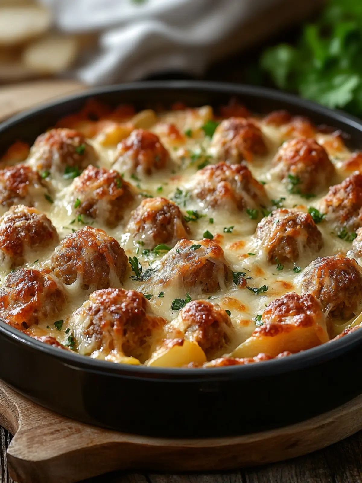 New favorite dish: Potato minced meat balls casserole