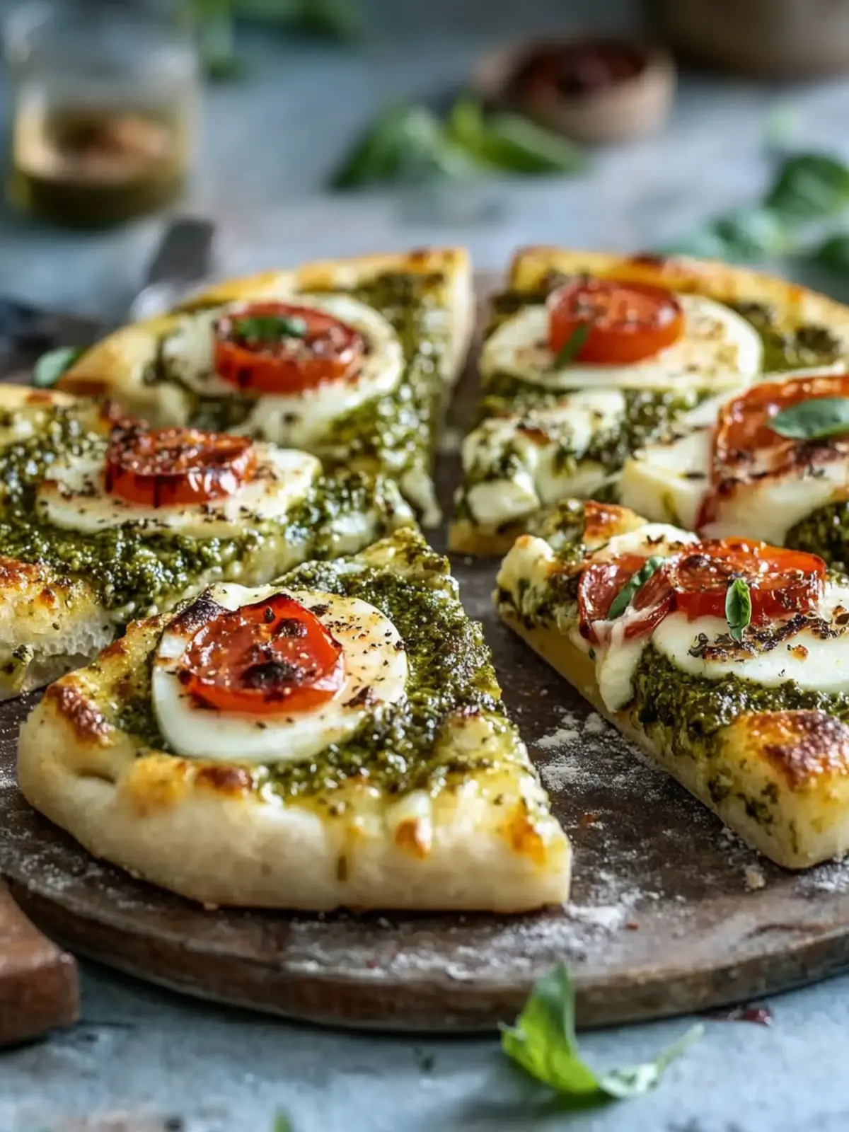 Pizzaschnecken mit Pesto, Mozzarella & Pute – schnell, würzig & perfekt mit Fertigteig
