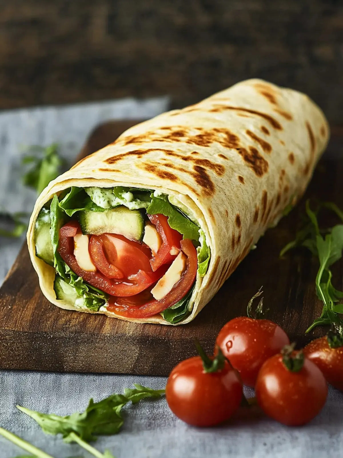 Hüttenkäse Wrap