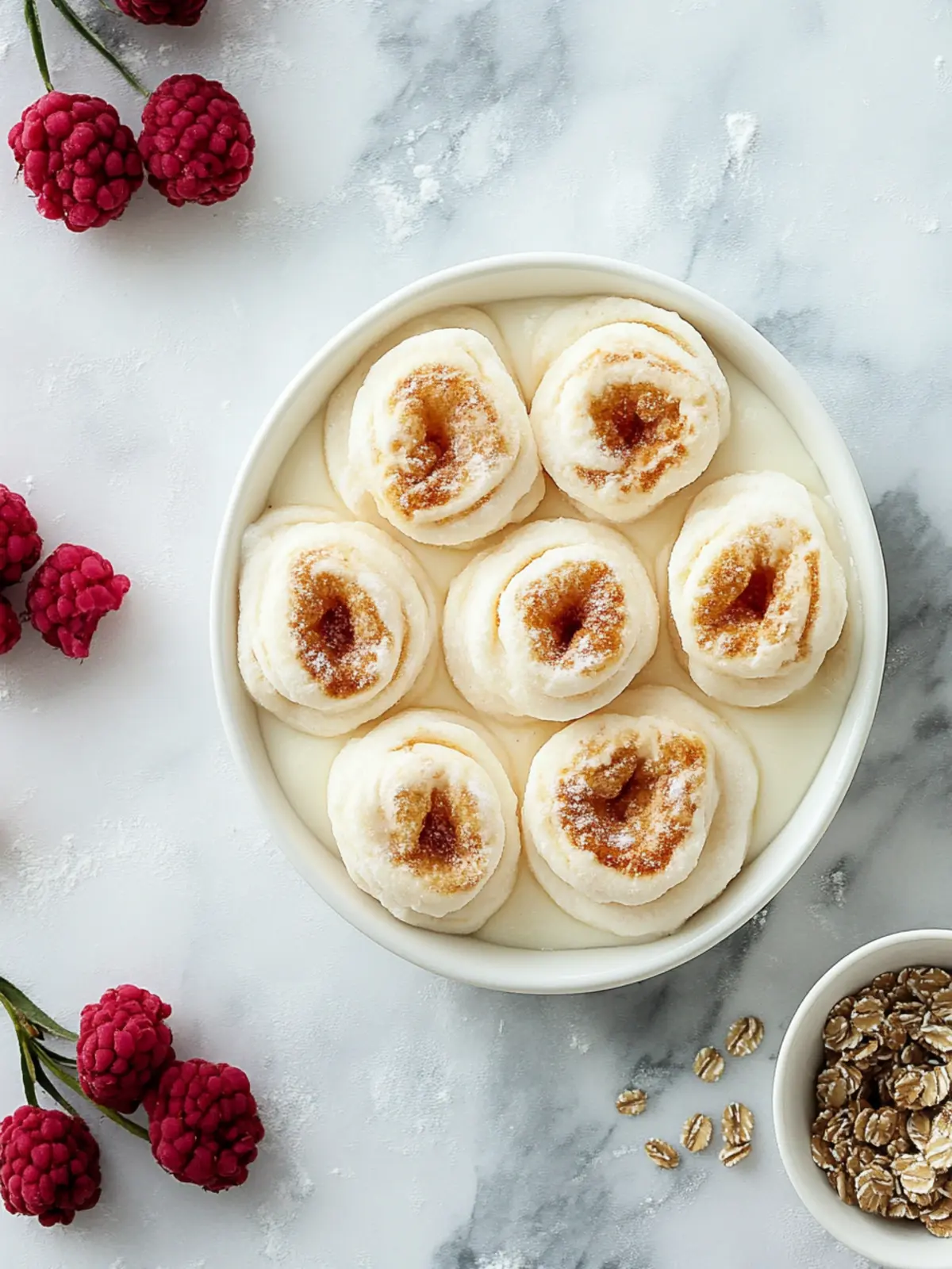 fluffige Protein-Zimtschnecken