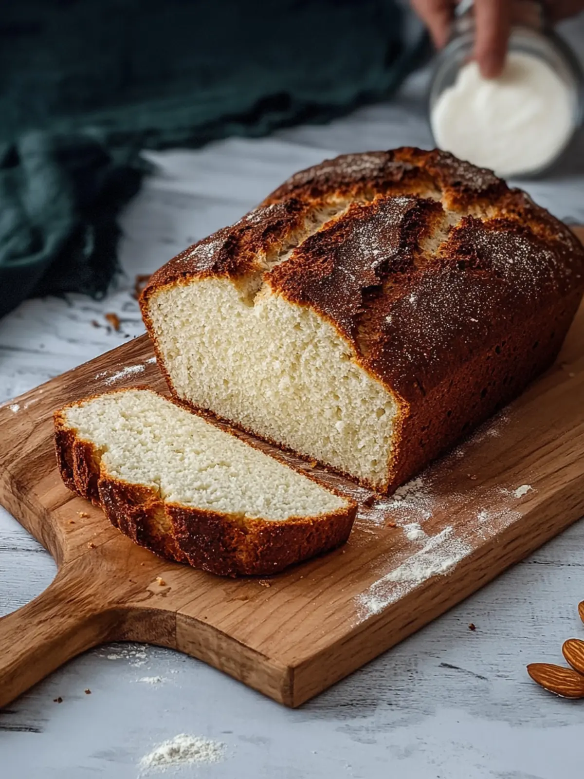 Low Carb Brot mit Quark und Mandelmehl