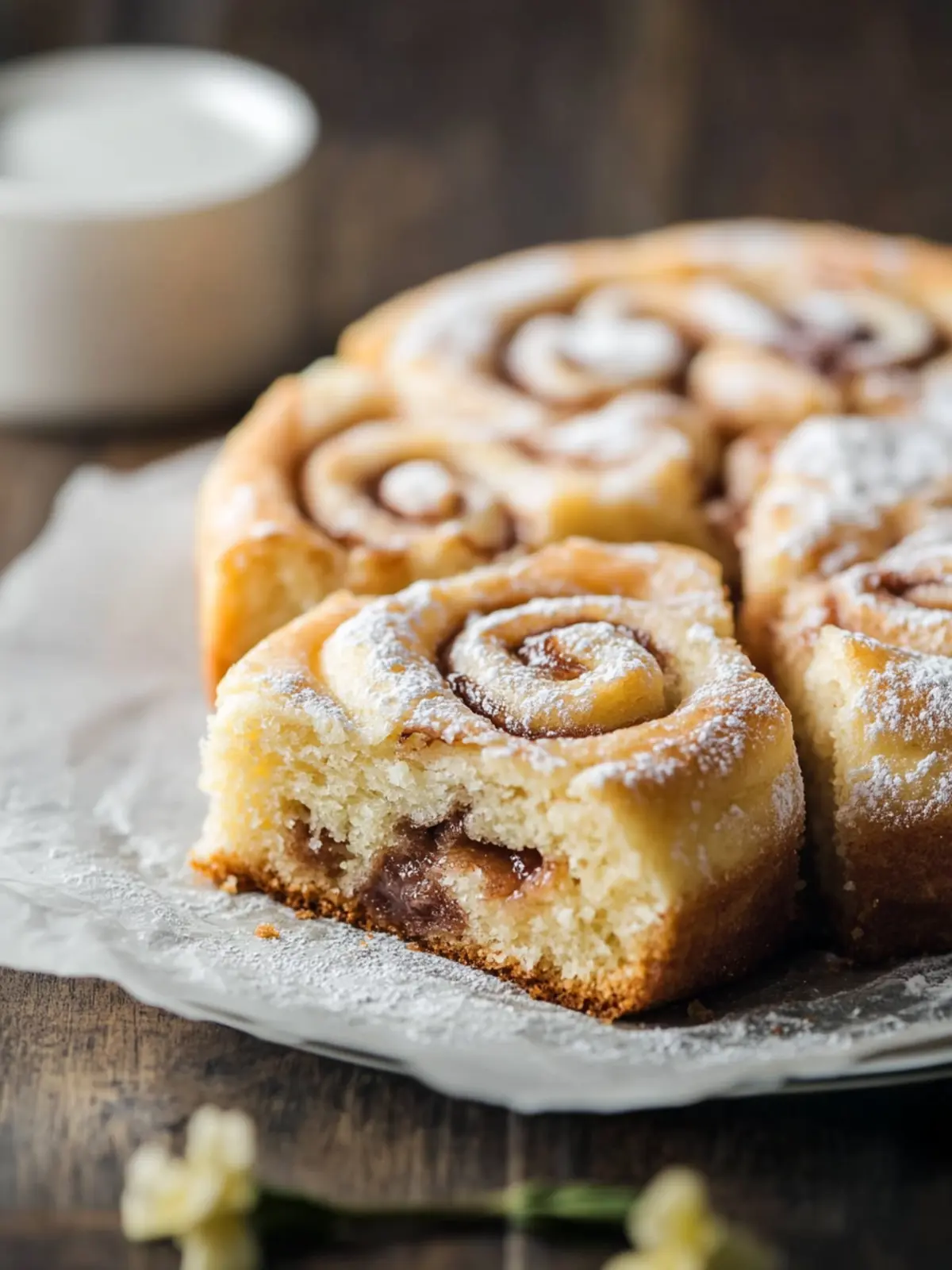Cinnabon Zimtschnecken Blechkuchen
