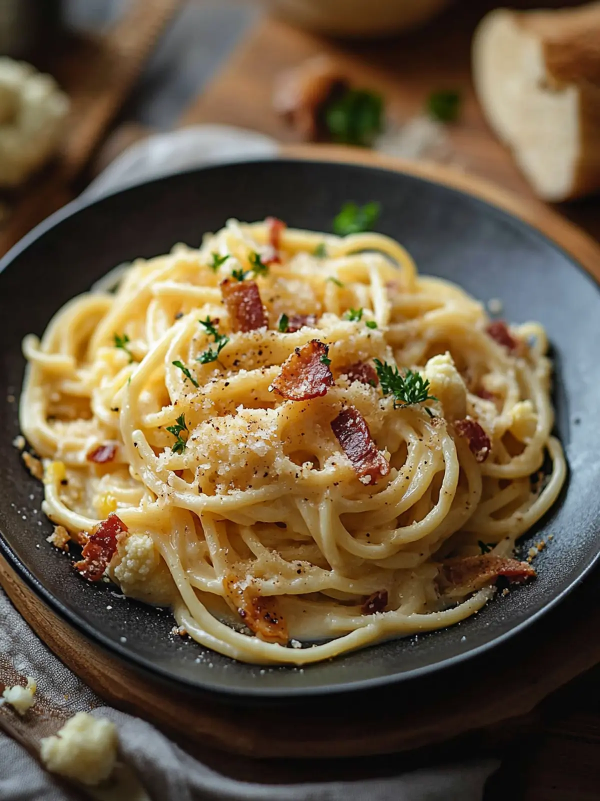 Carbonara without egg and bacon: This is how cauliflower becomes the creamy sauce