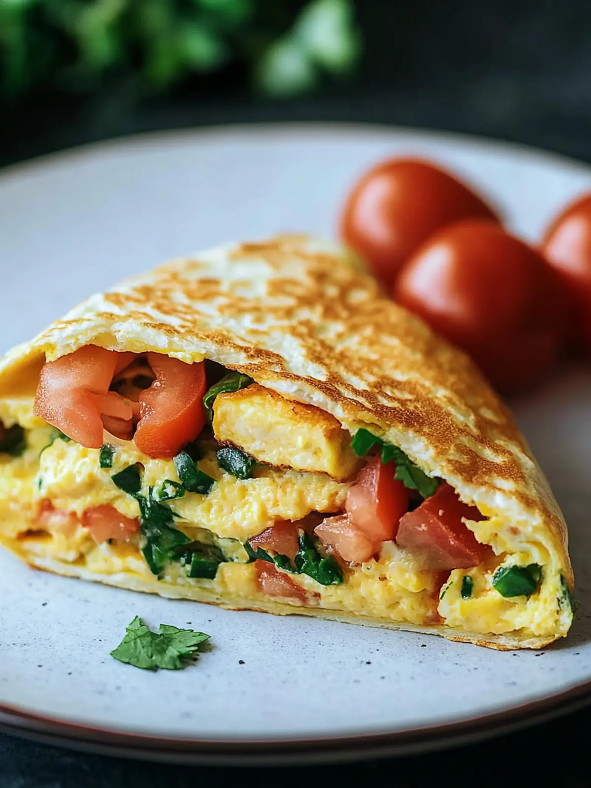 Proteinreiches Frühstück: Nico Abrells veganes Frühstücks-Omelette als Wrap-Variante