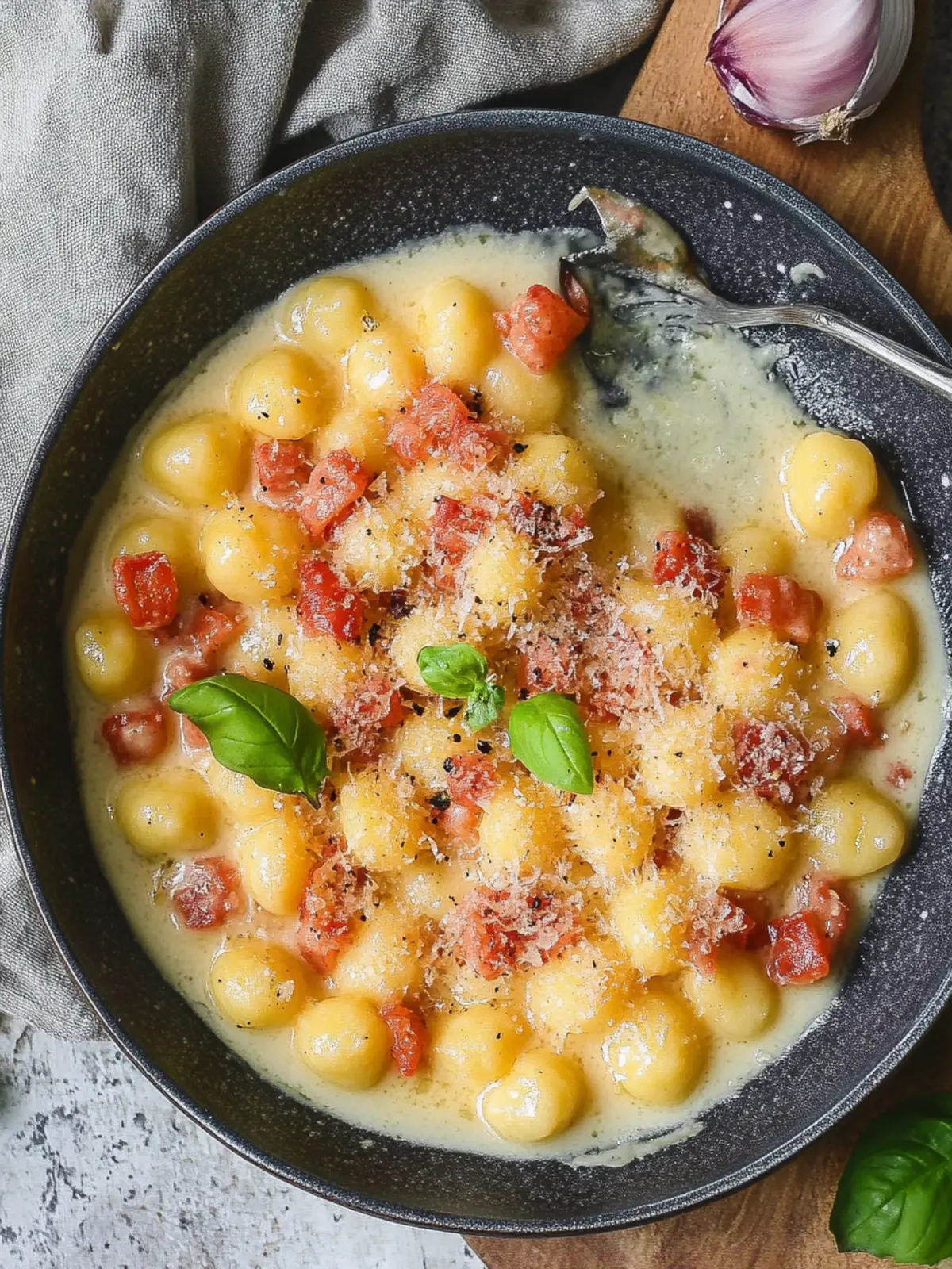 Gnocchi Carbonara