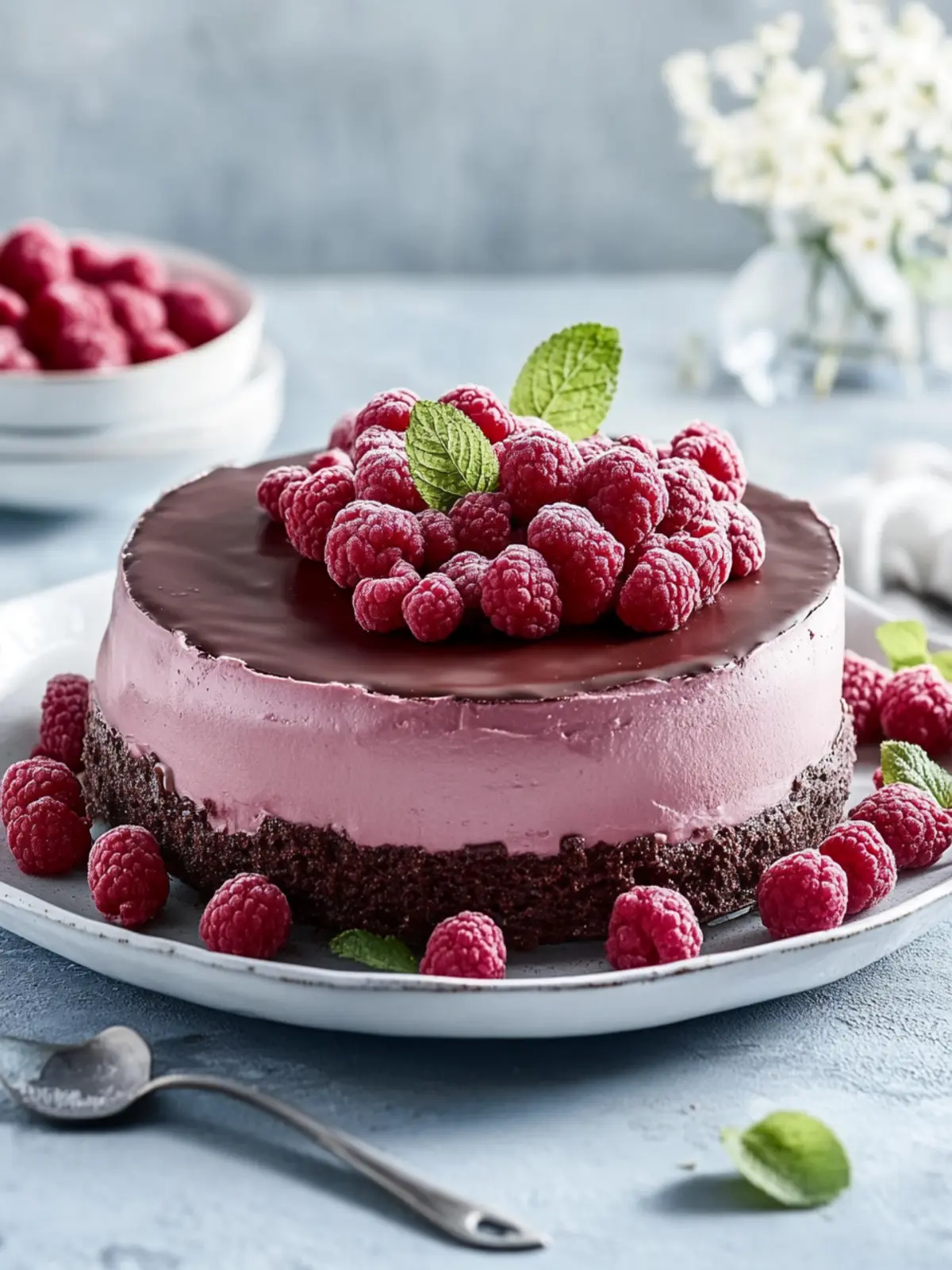 This raspberry chocolate cake is guaranteed to succeed