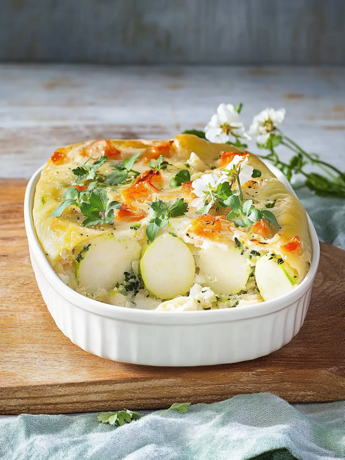 Möhren-Kohlrabi-Auflauf mit Sonnenblumenkernen